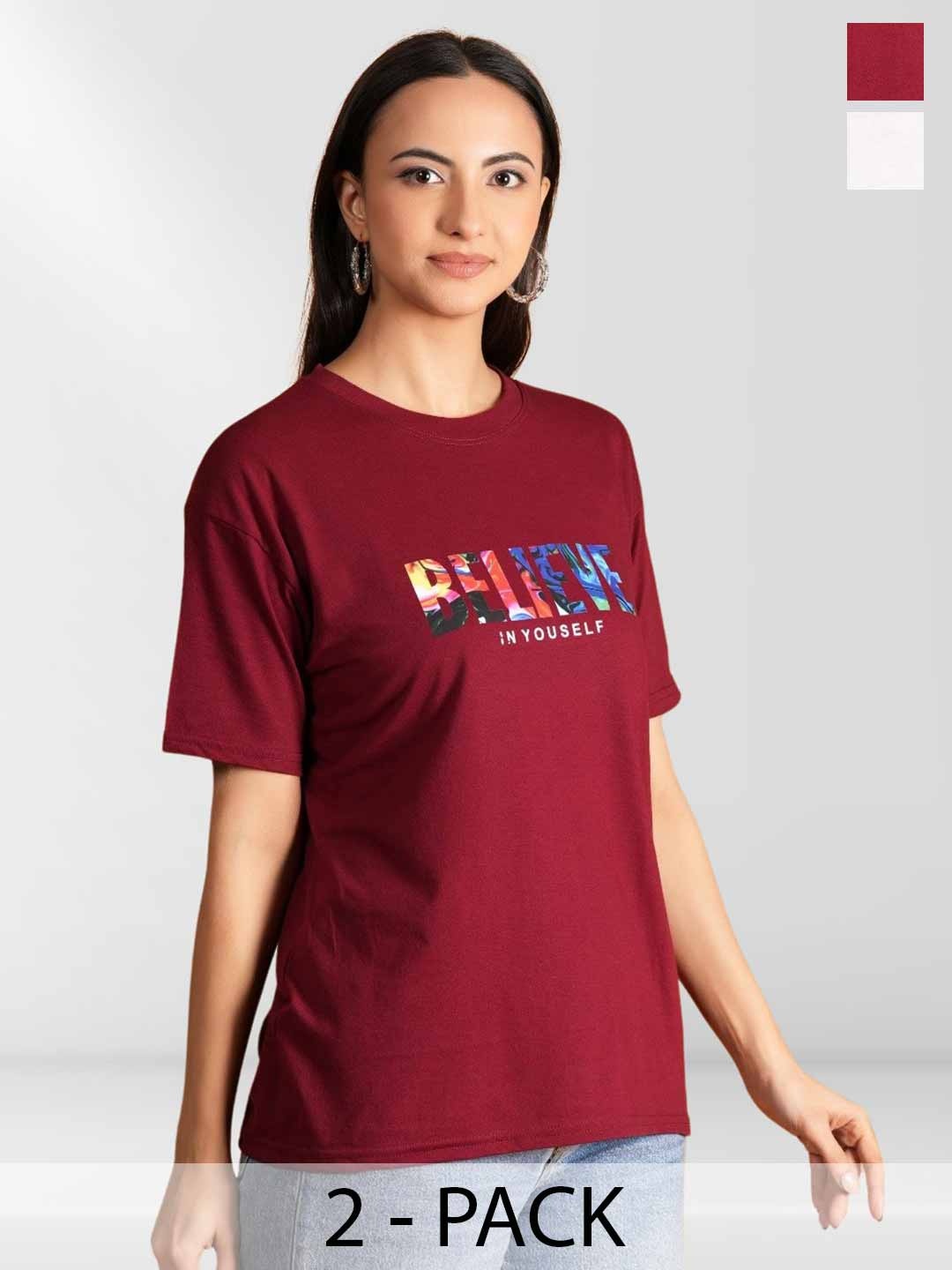 

Belfry Women Typography 2 Printed T-shirt, Multi