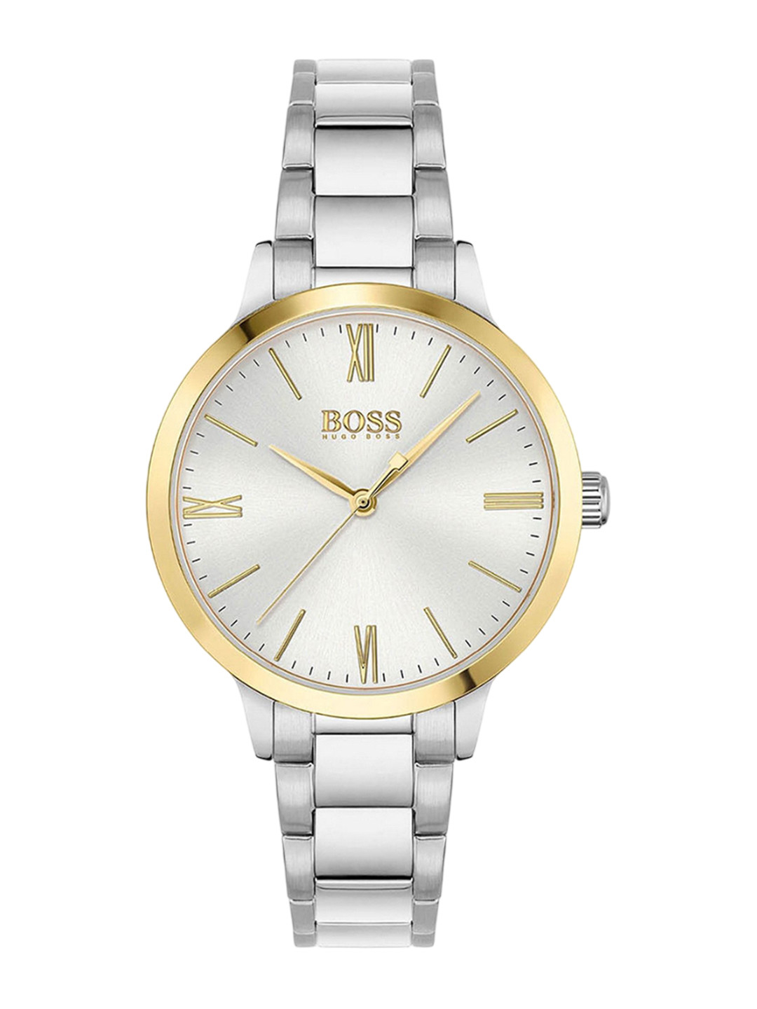 

BOSS Women Dial & Stainless Steel Bracelet Style Straps Analogue Watch 1502581, White