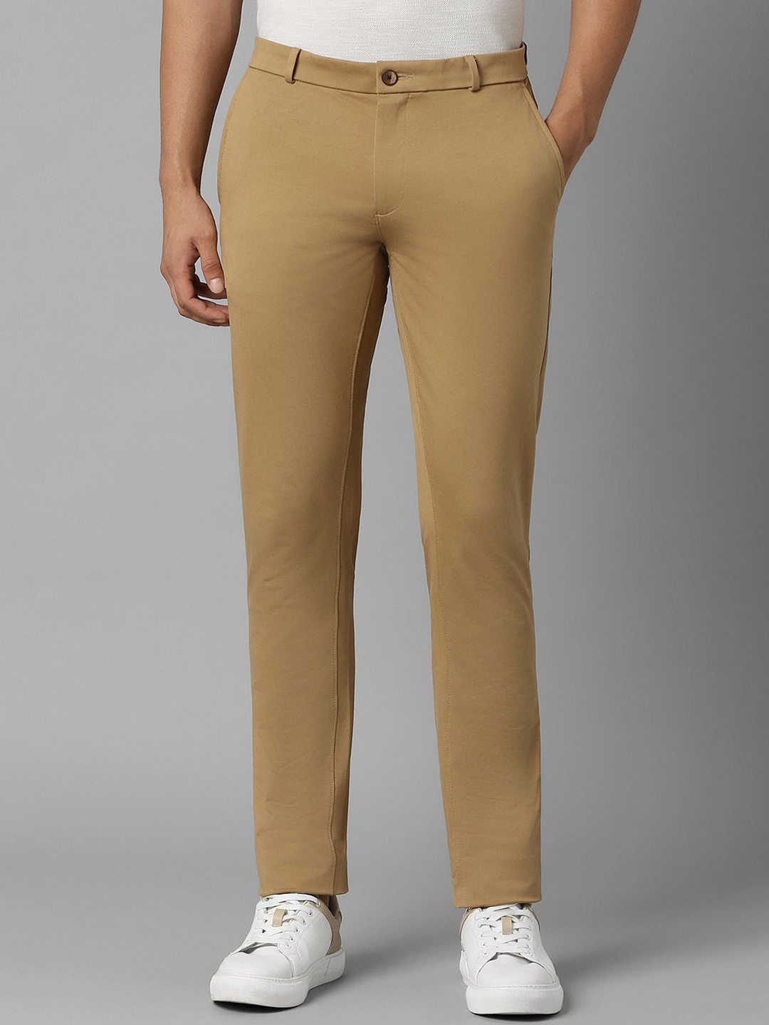 

Louis Philippe Sport Men Slim Fit Trousers, Khaki