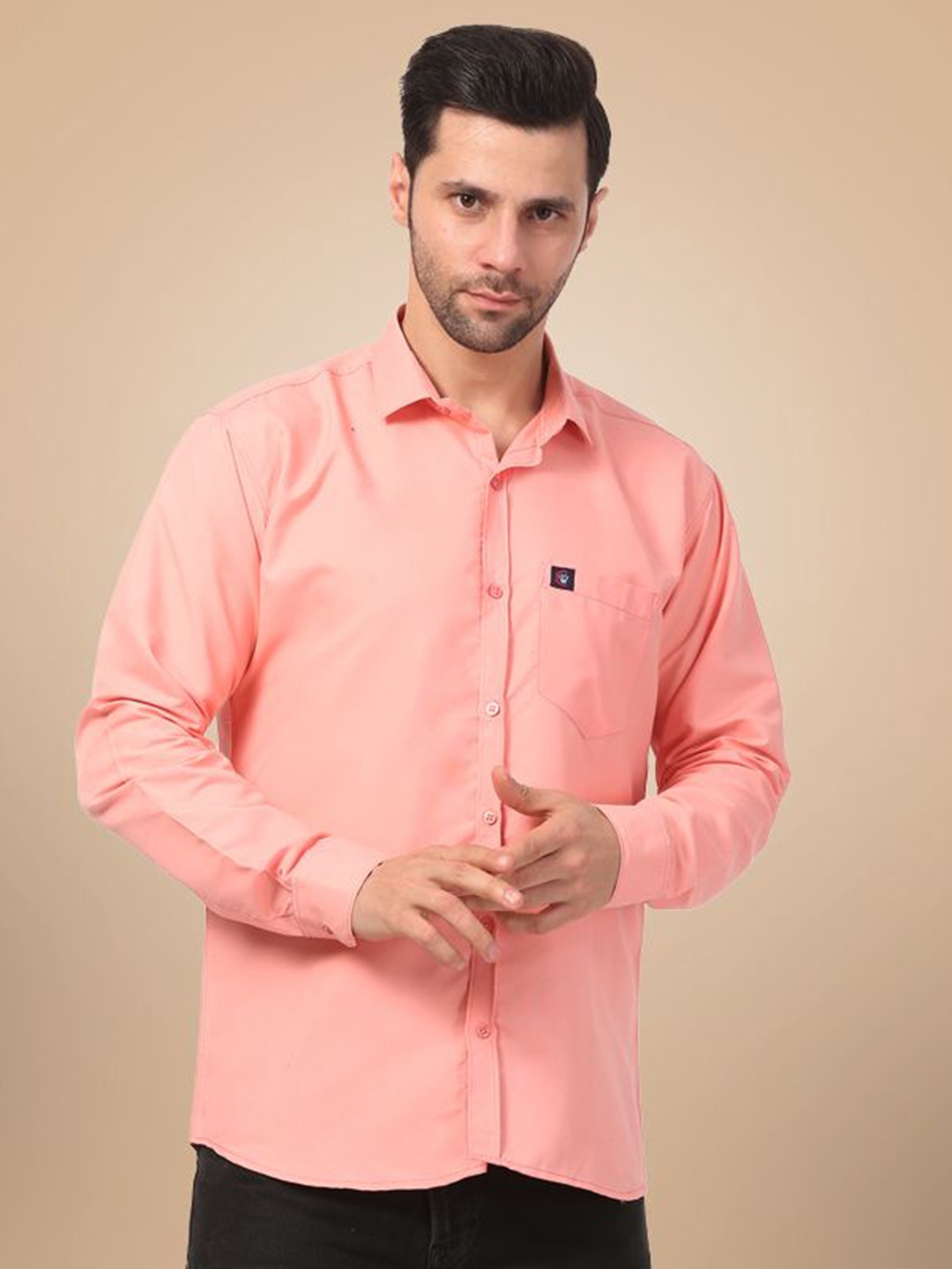 

CLUBWIN Men Opaque Formal Shirt, Pink