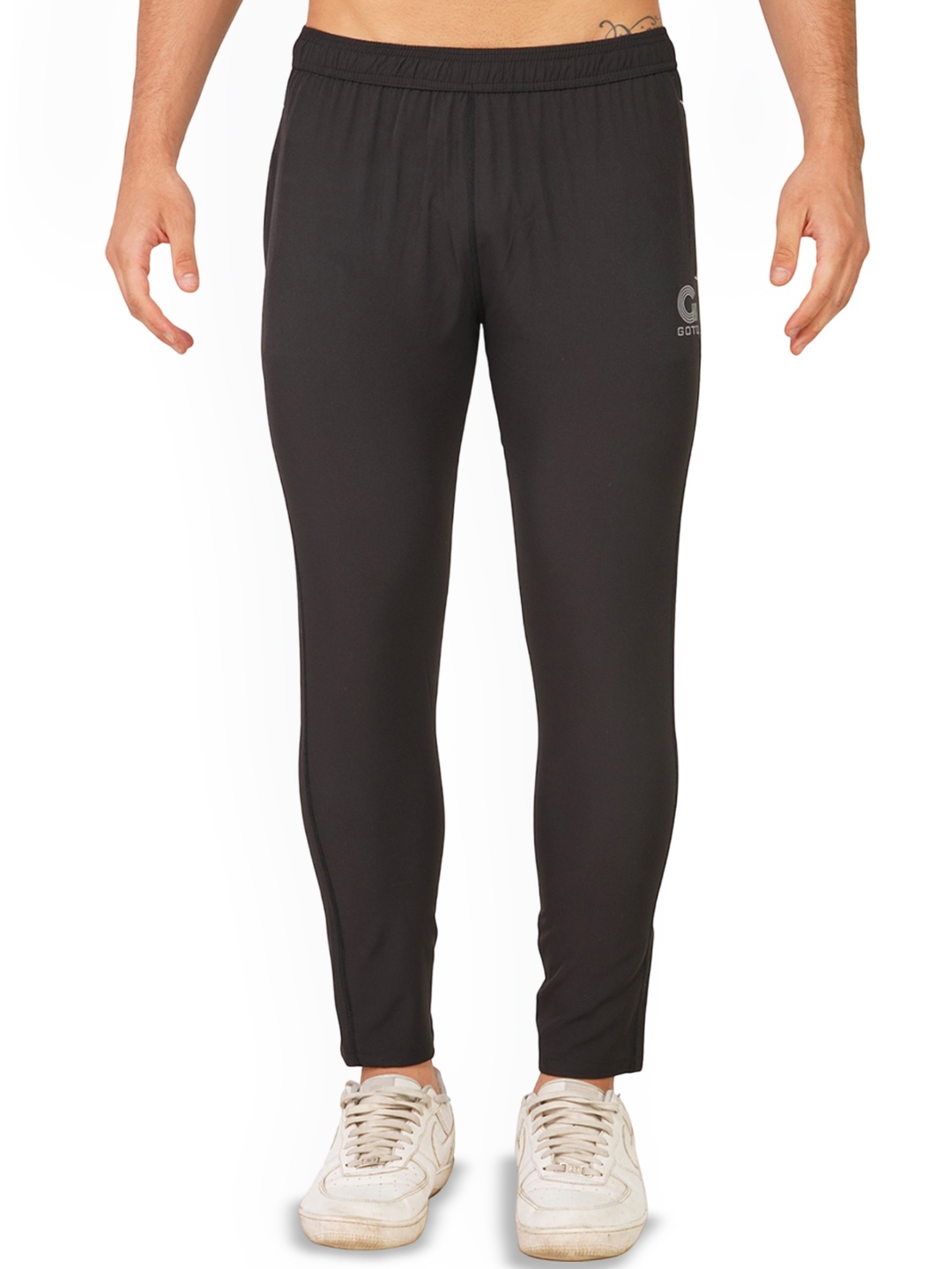 

GOTO Men Mid-Rise Dri-FIT Track Pant, Black