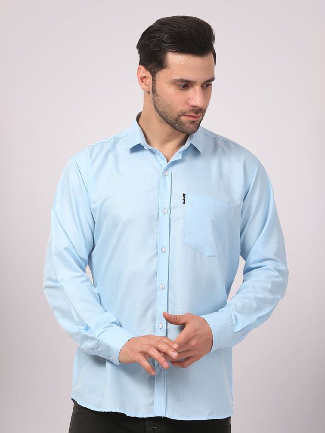 

CLUBWIN Men Opaque Formal Shirt, Blue
