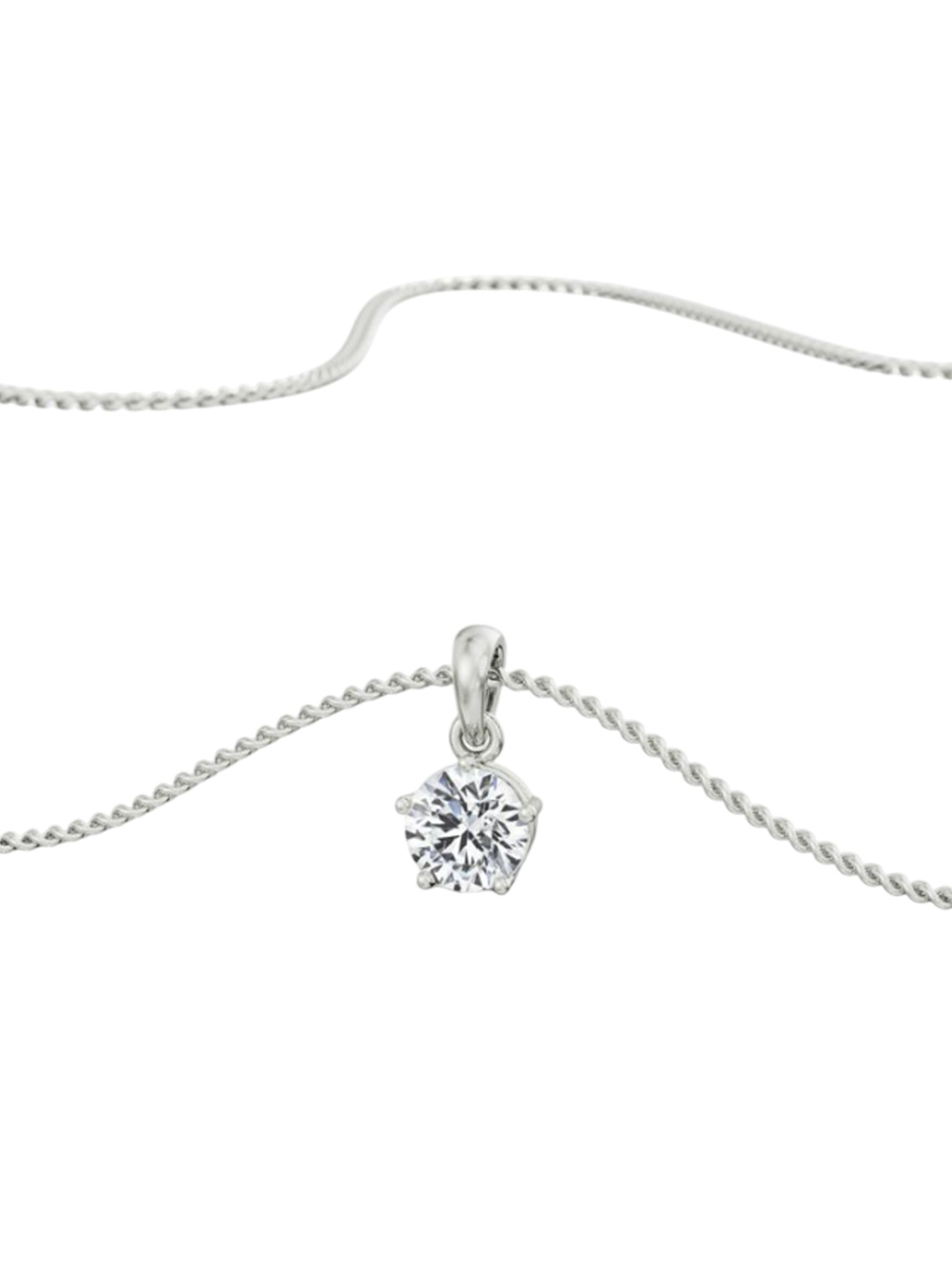 

Emori 2 CT Bright Round Lab Grown Diamond Pendant, White