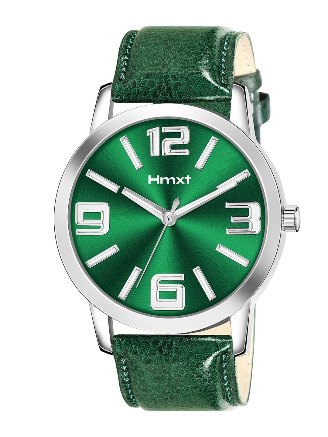 

HMXT Men Printed Dial & Leather Straps Analogue Watch HMXT-164, Green