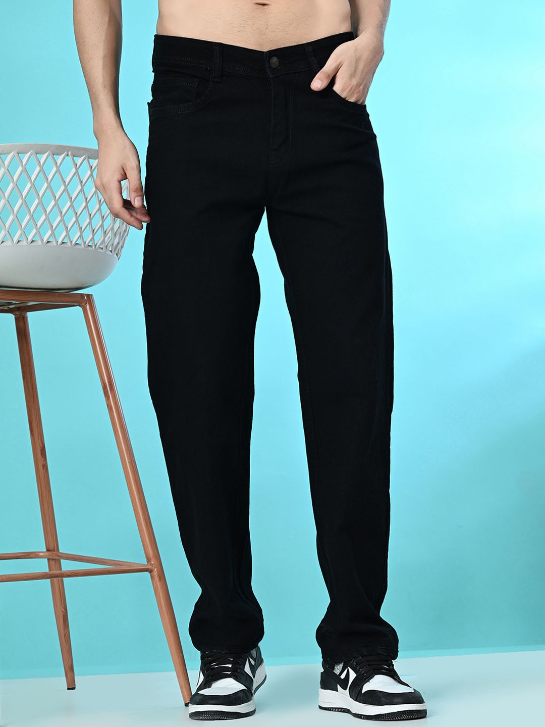 

Moda Rapido Men Classic Jeans, Black