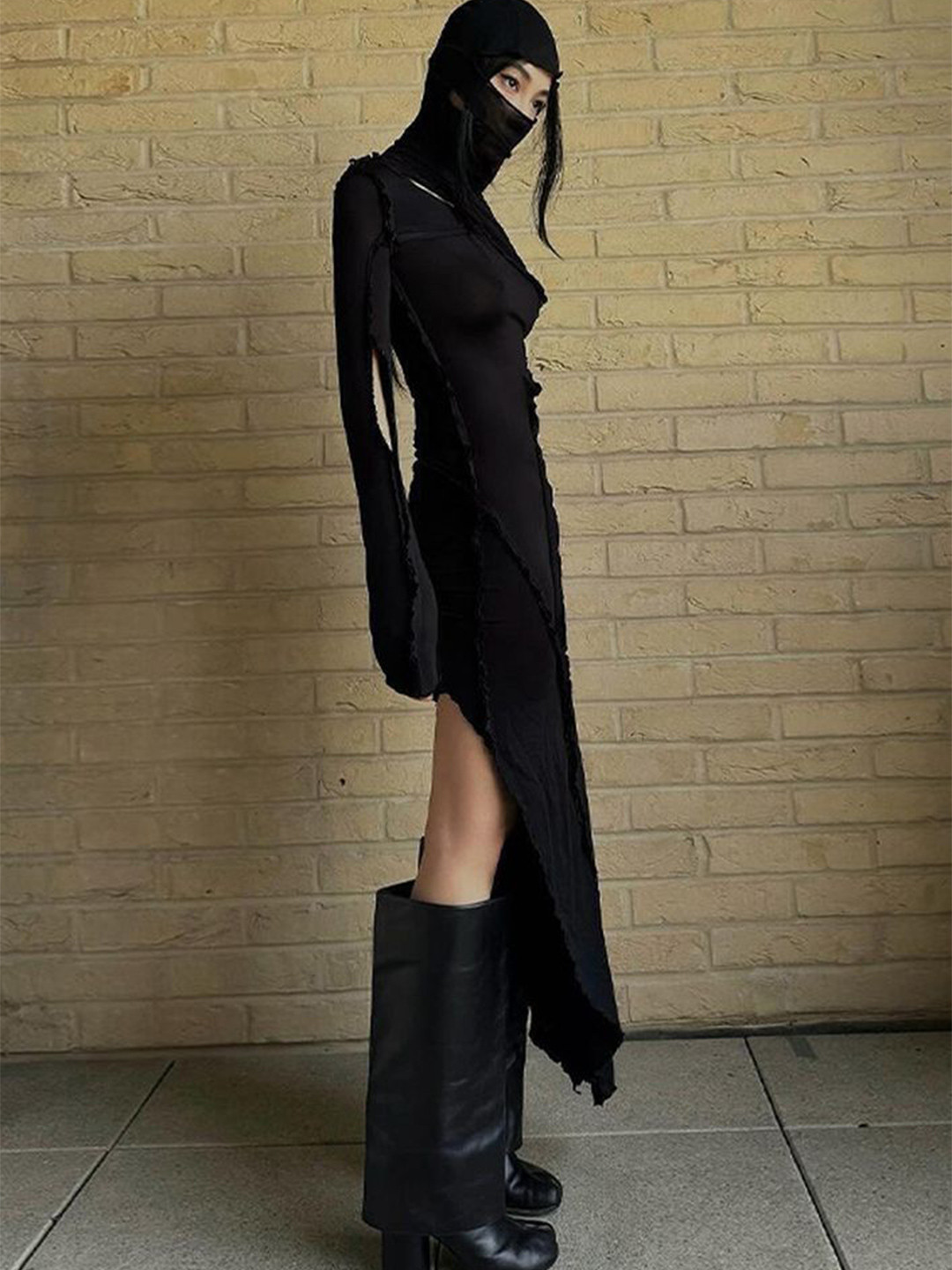 

LULU & SKY Maxi Dress, Black
