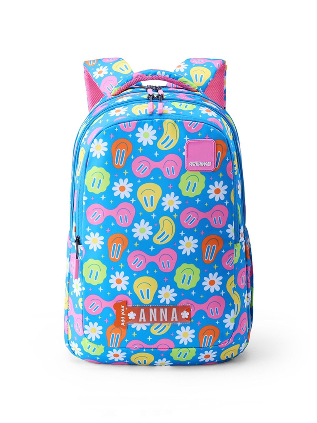 

AMERICAN TOURISTER Girls Geometric Backpack, Blue