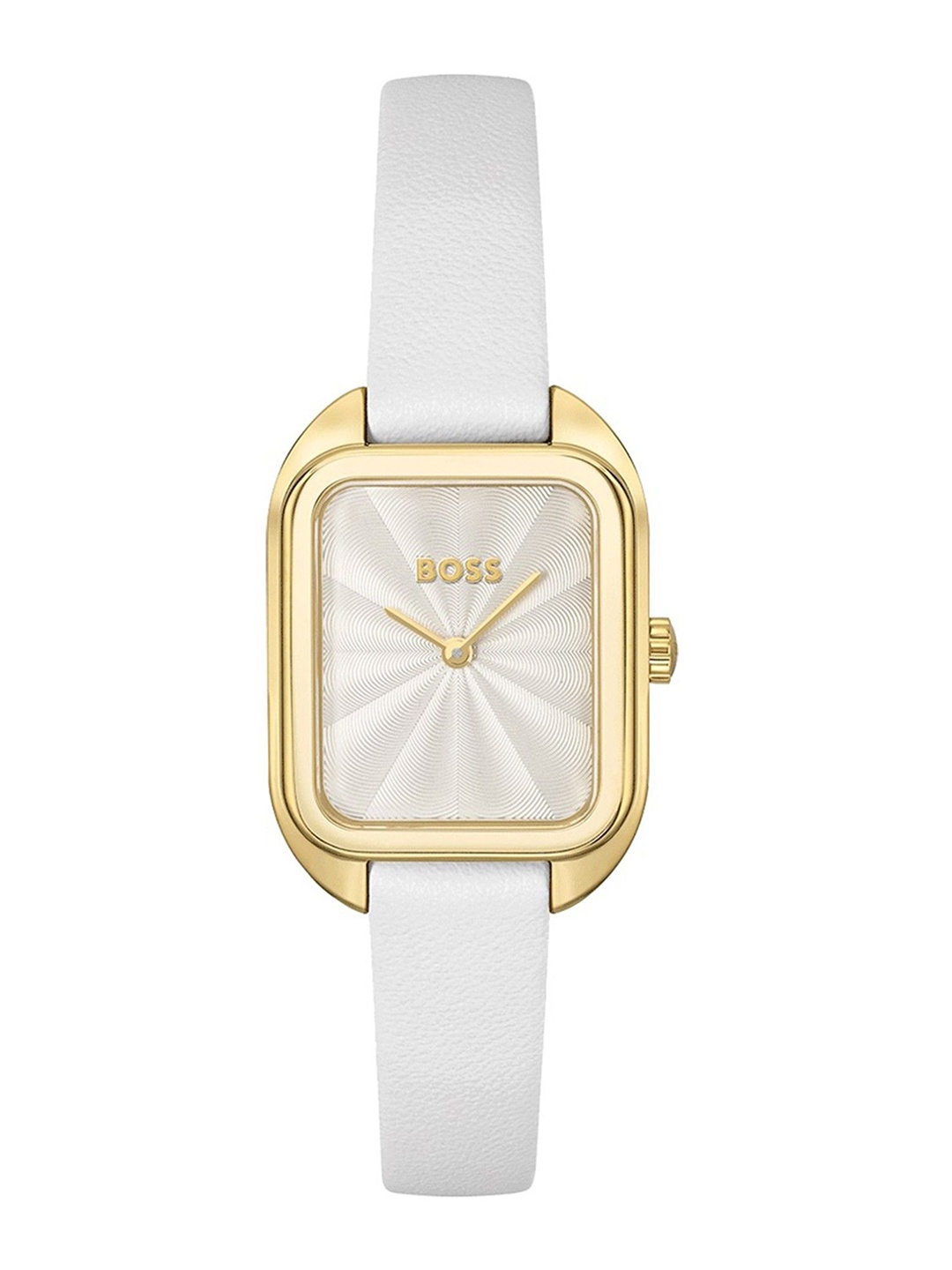 

BOSS Women Dial & Leather Wrap Around Straps Analogue Watch 1502681, White