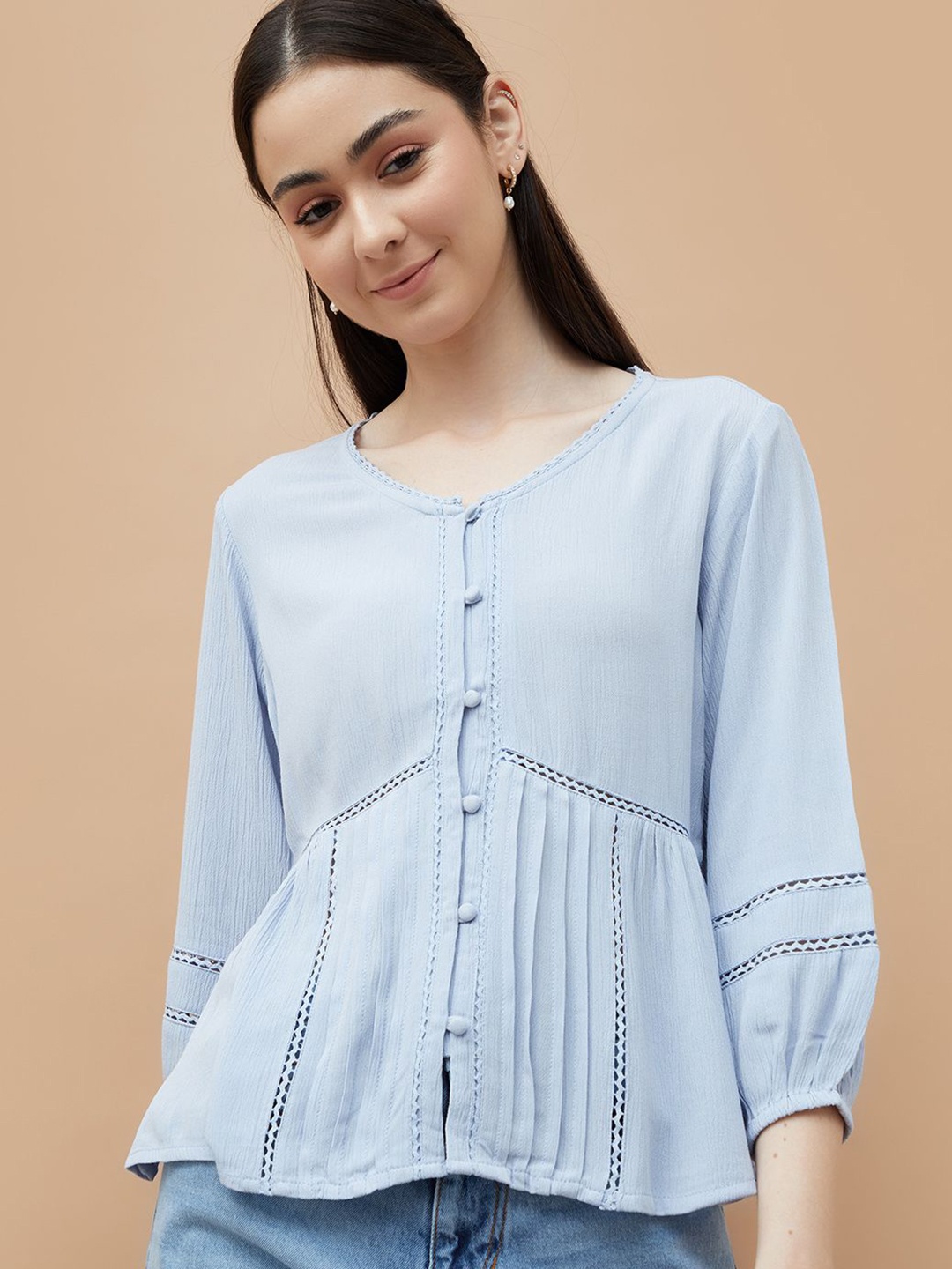 

Fame Forever by Lifestyle Cotton Top, Blue