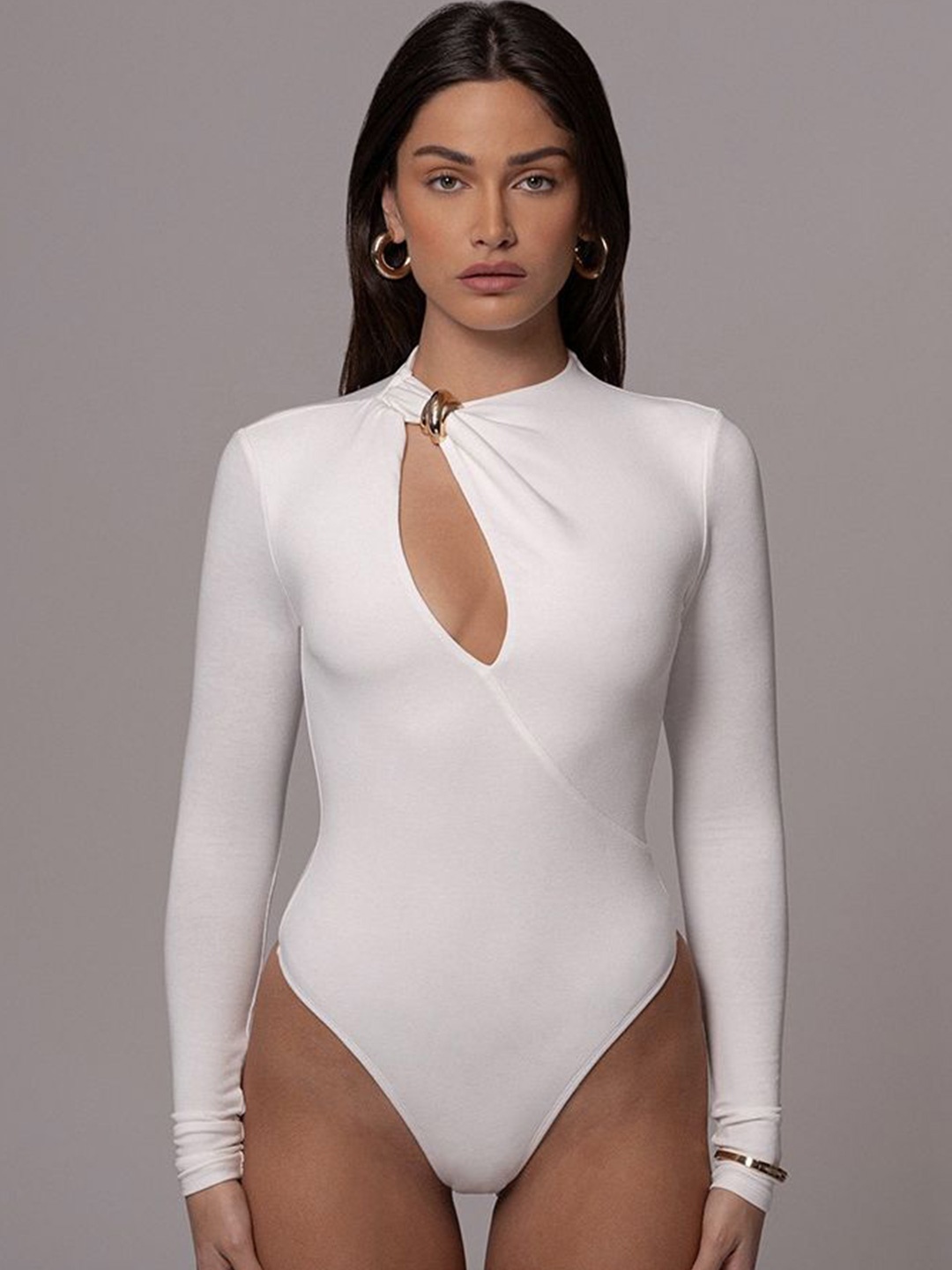 

LULU & SKY Wrap Top, White