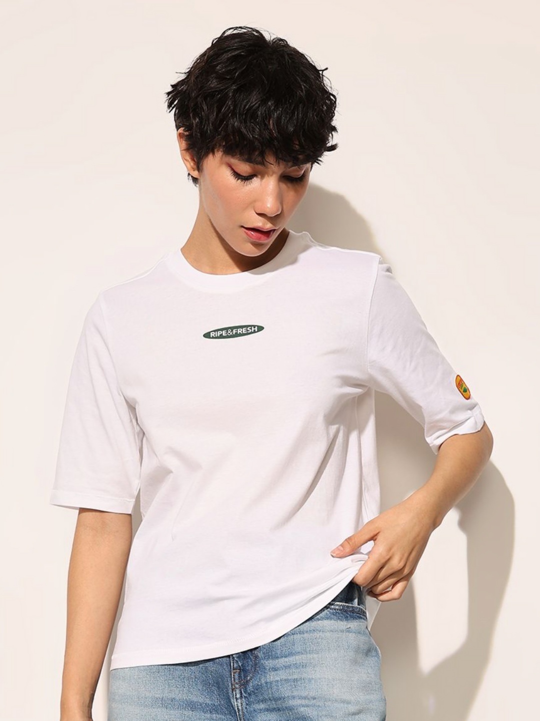

ONLY Women Printed T-shirt, White