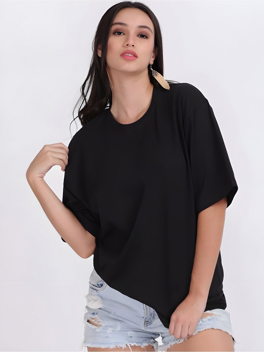 

Moda Rapido Women T-shirt, Black