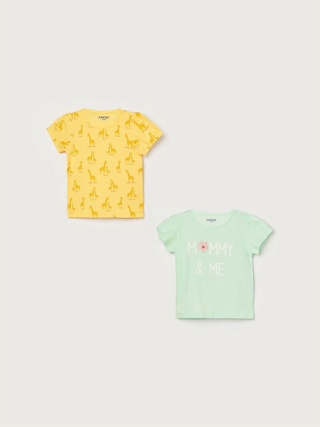 

Juniors by Lifestyle Girls 2 Printed Applique T-shirt, Multi