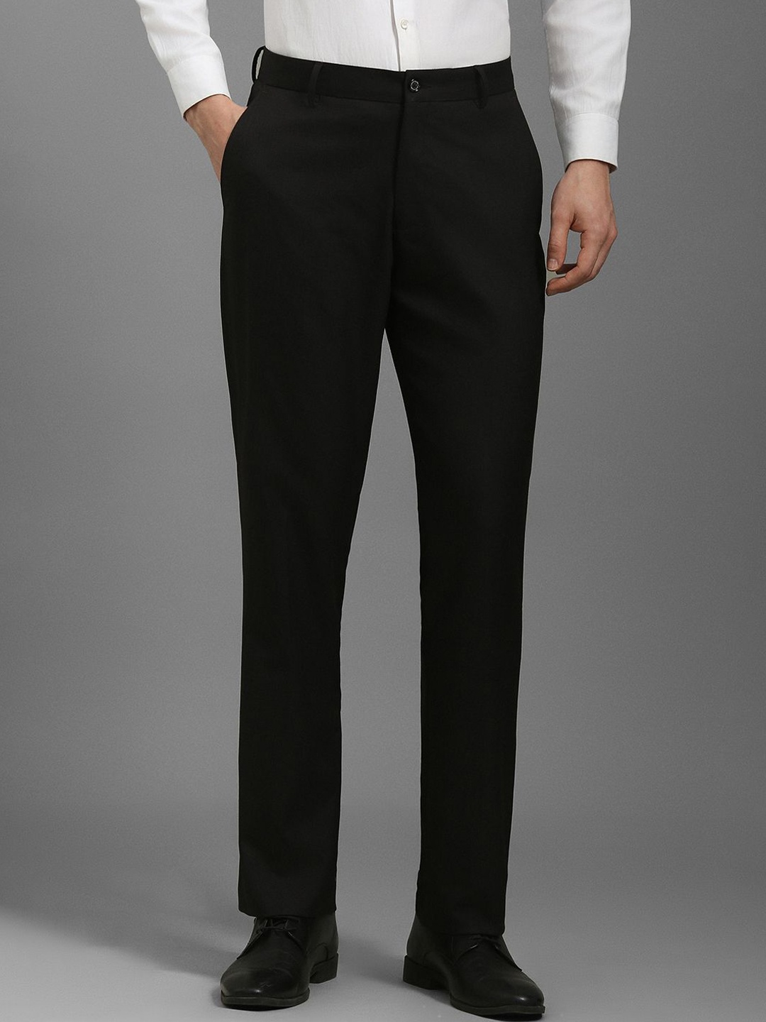 

Louis Philippe Men Trousers, Black