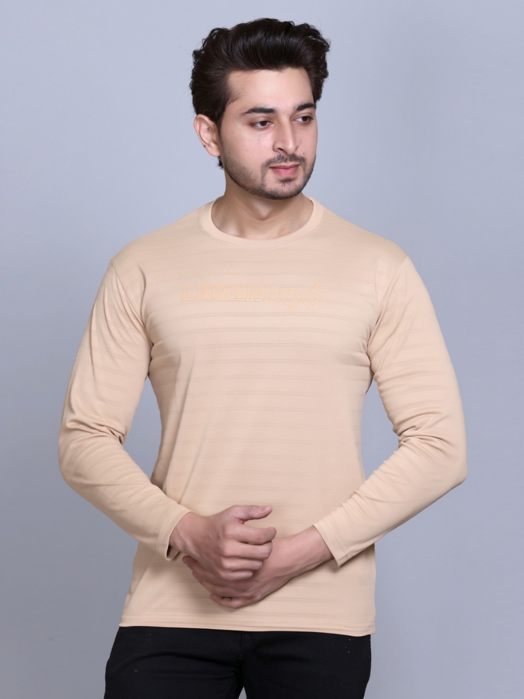 

Yoorix Men T-shirt, Beige