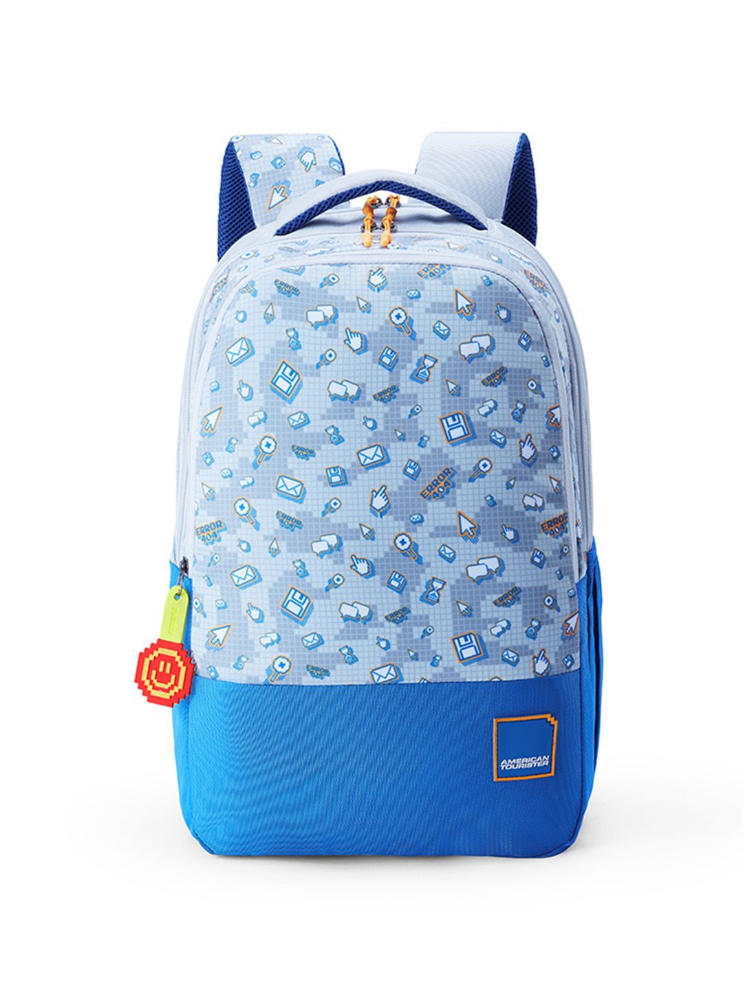 

AMERICAN TOURISTER Unisex Kids Geometric Backpack, Grey