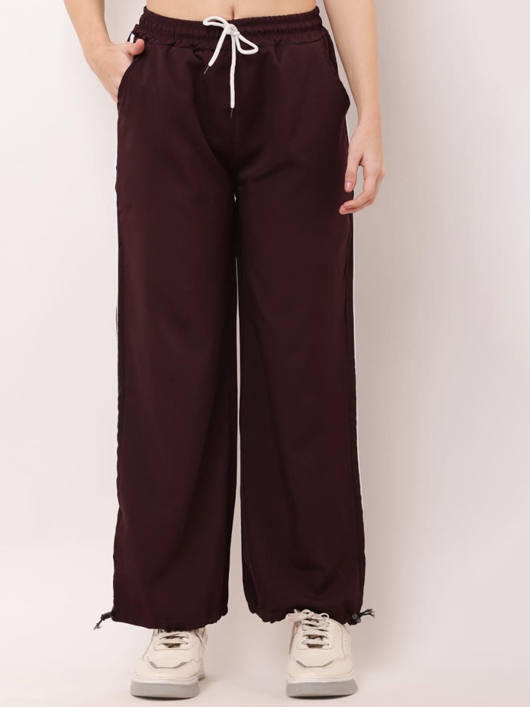 

BAESD Girls Relaxed Joggers Trousers, Maroon