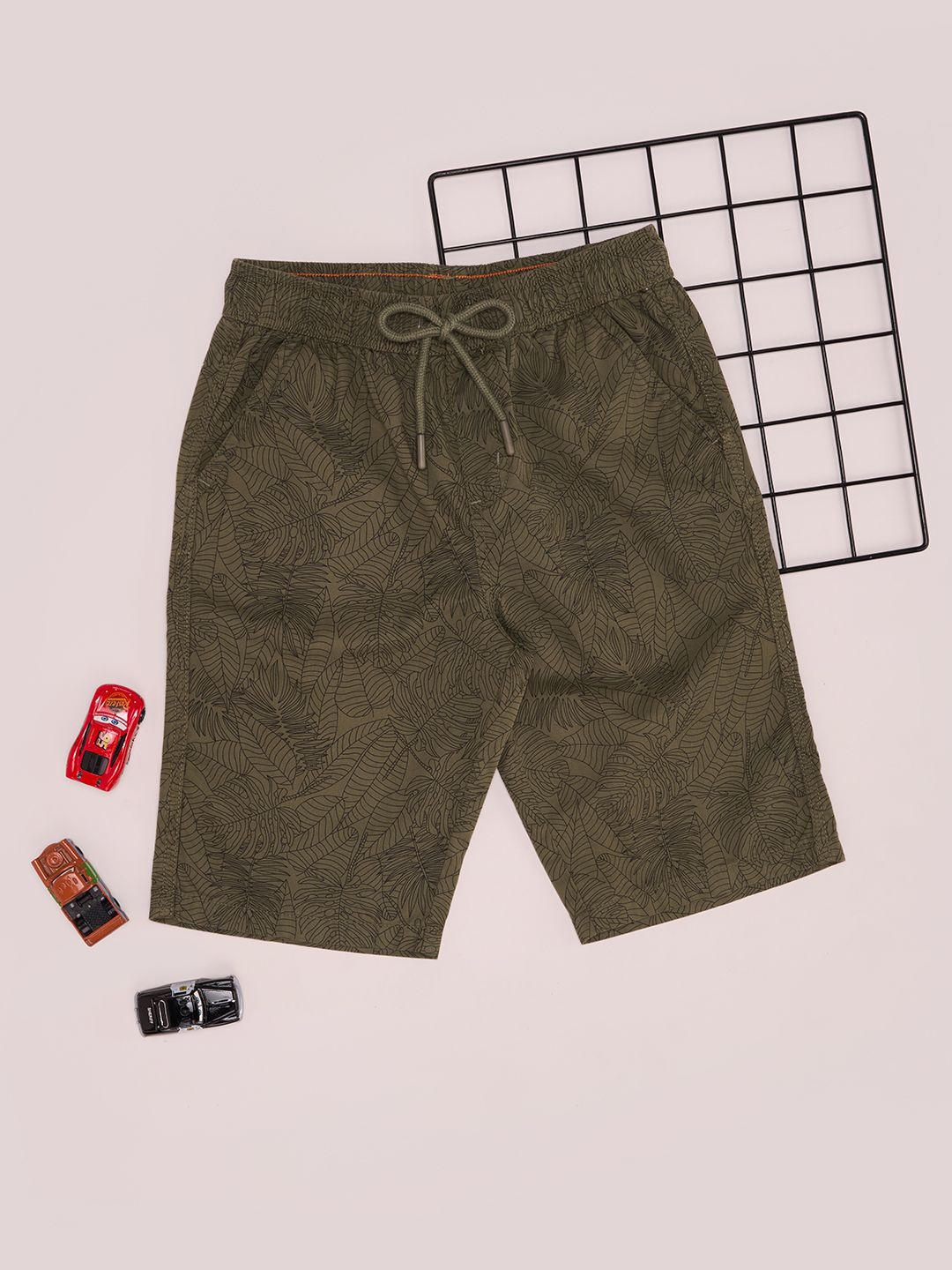 

Pantaloons Junior Boys Fashion Shorts, Olive