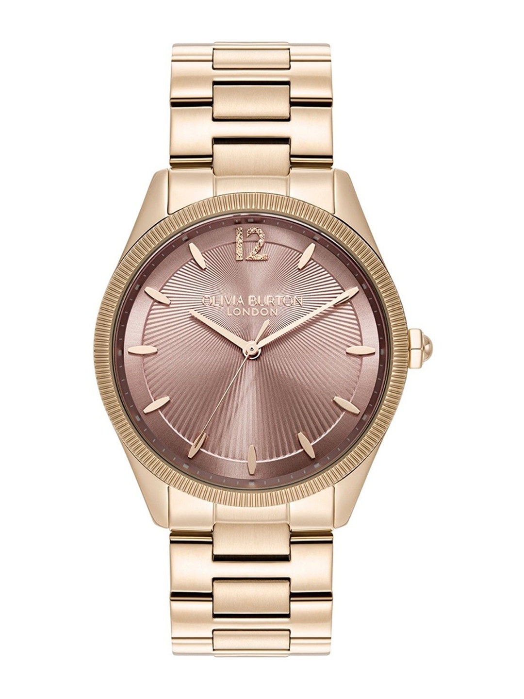 

Olivia Burton Women Dial & Stainless Steel Bracelet Style Straps Analogue Watch 24000179, Multi