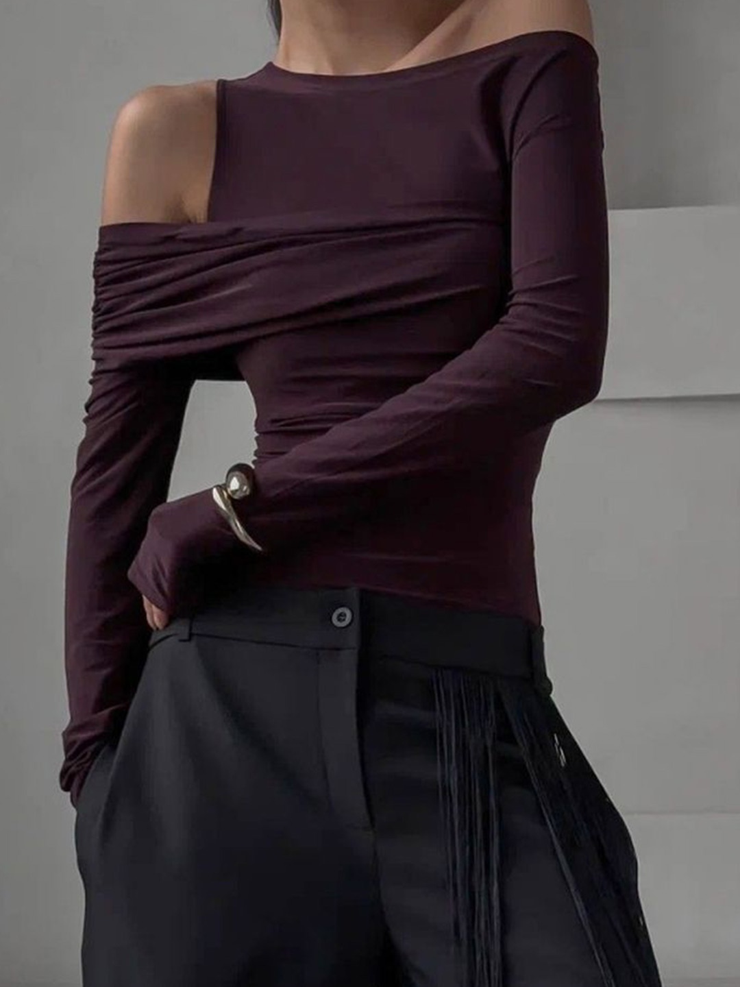 

LULU & SKY Top, Maroon