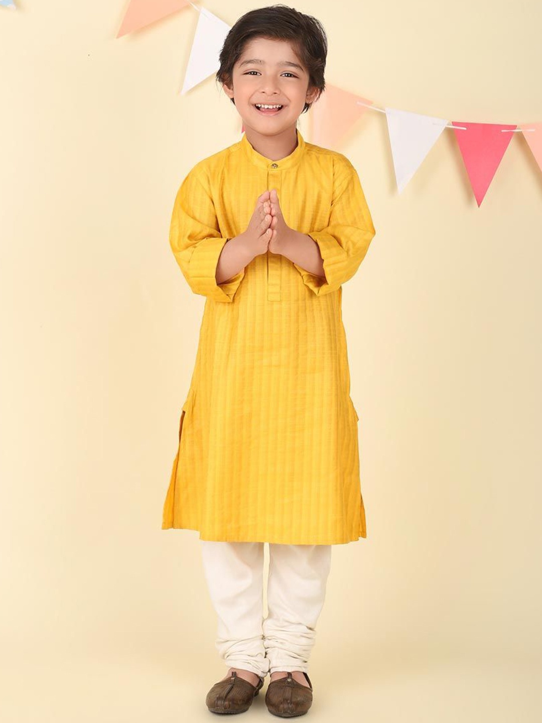 

Fabindia Boys Kurta, Mustard