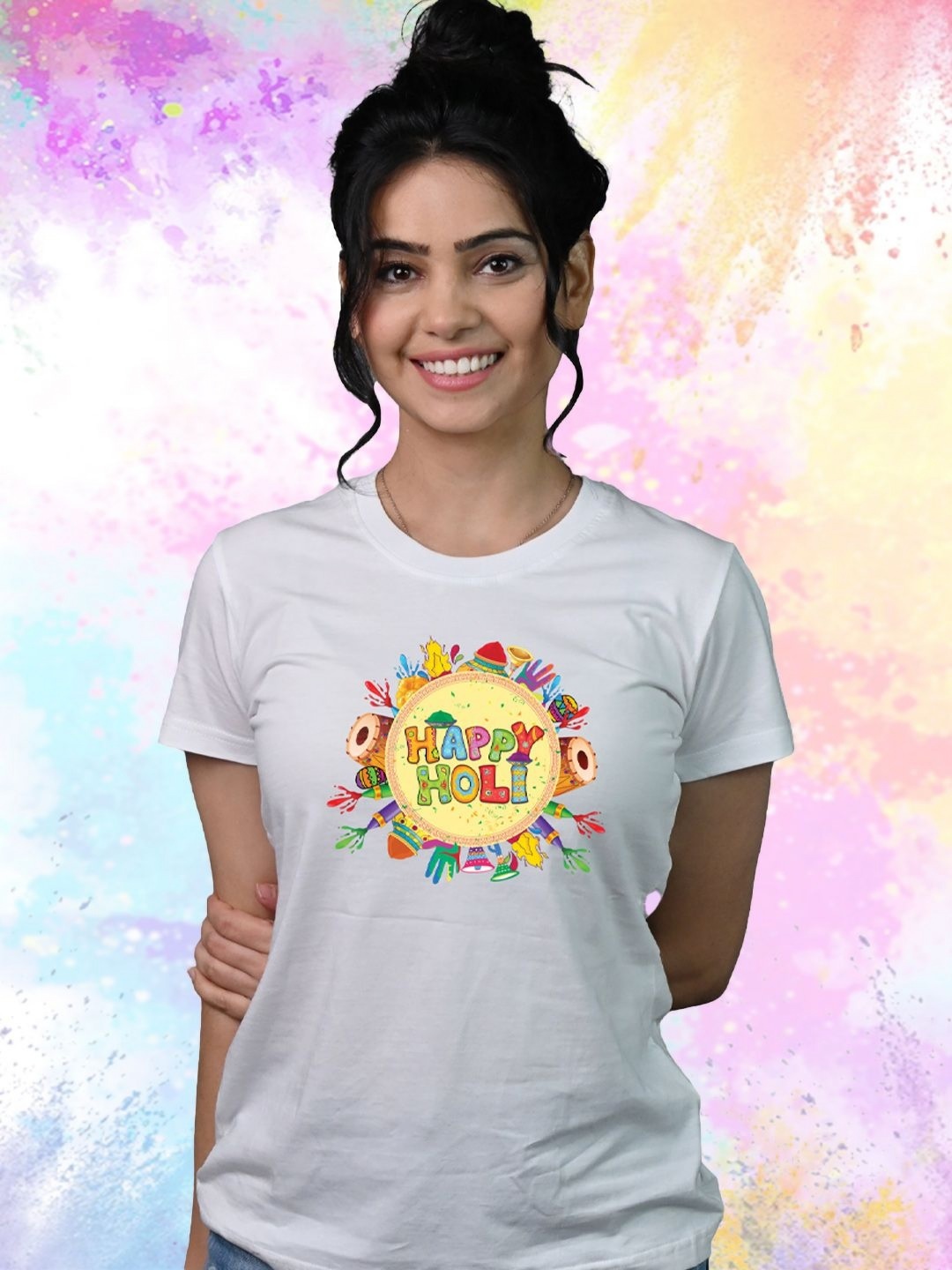 

Tedhi Medhi Family Women Printed T-shirt, White