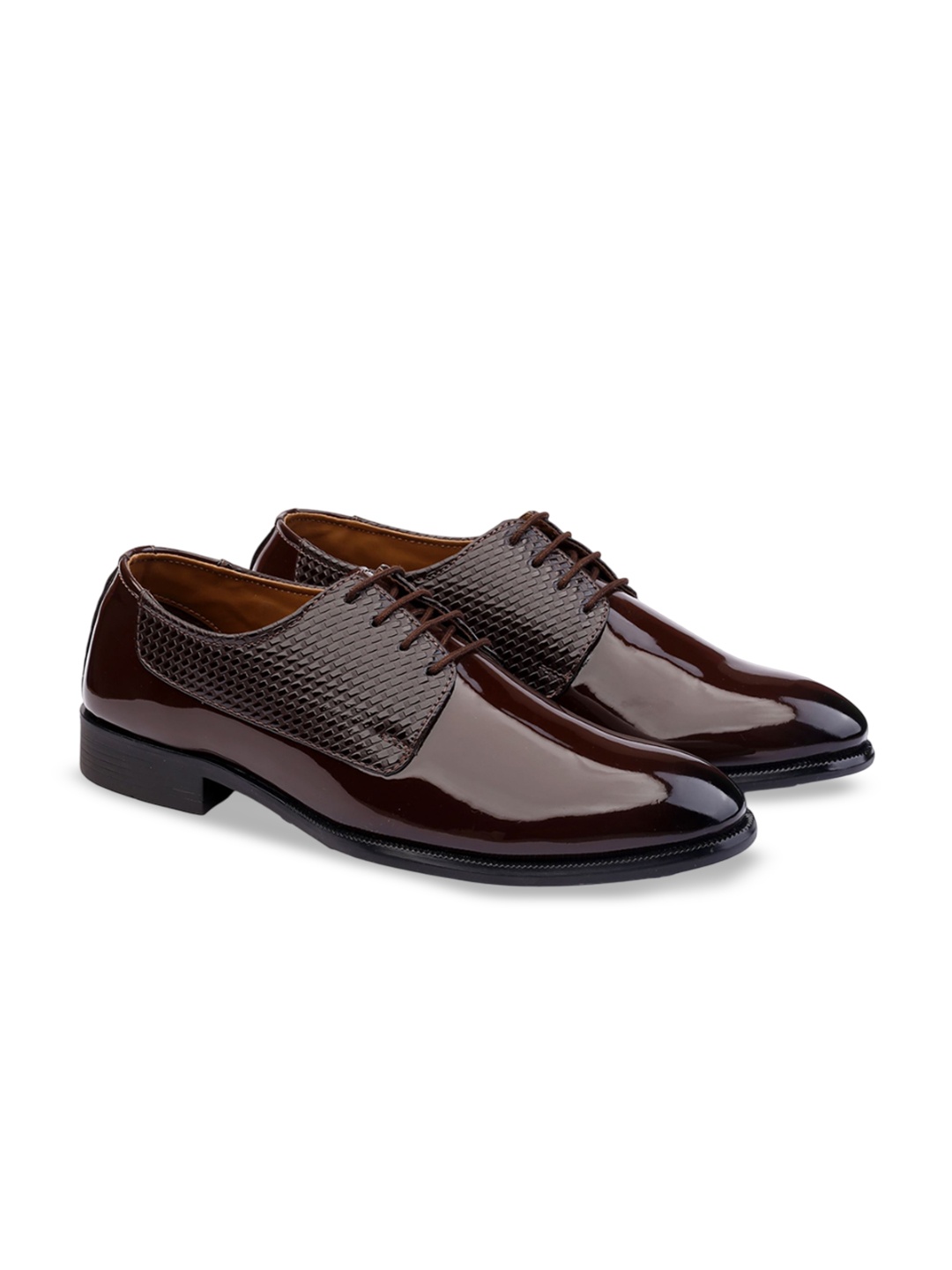 

riffway Men Formal Derbys, Brown
