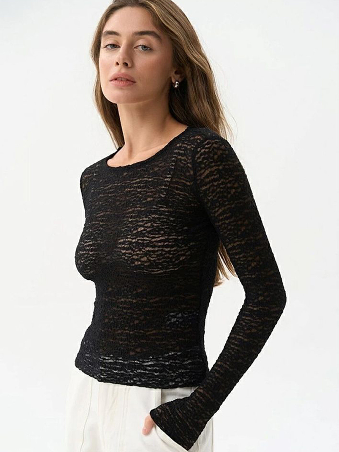 

LULU & SKY Top, Black