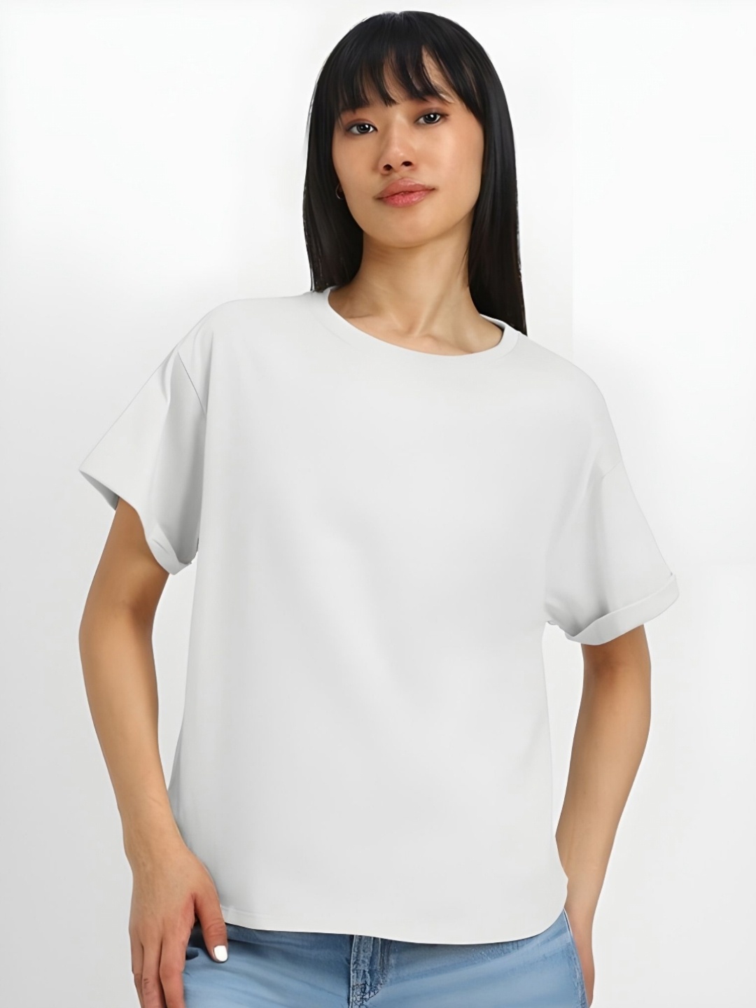 

Moda Rapido Women T-shirt, White