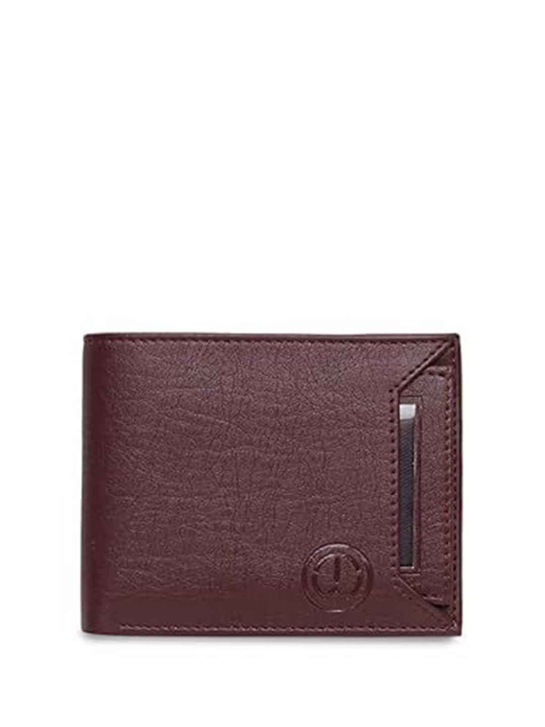 

TnW Men Cut Work Two Fold Wallet, Brown