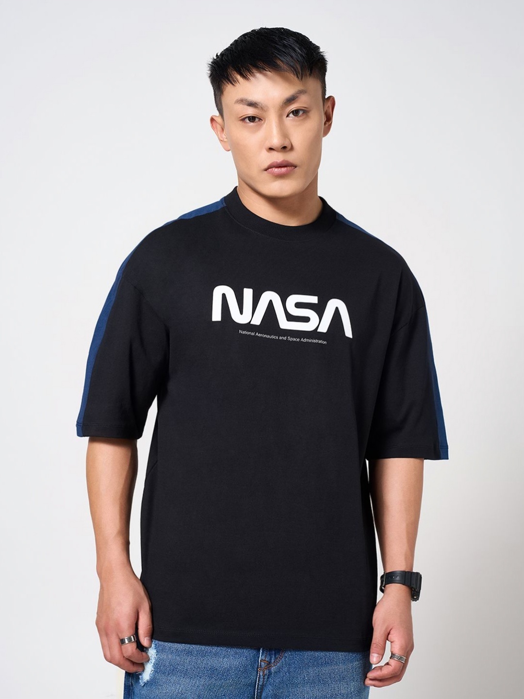 

SF JEANS by Pantaloons Men T-shirt, Black