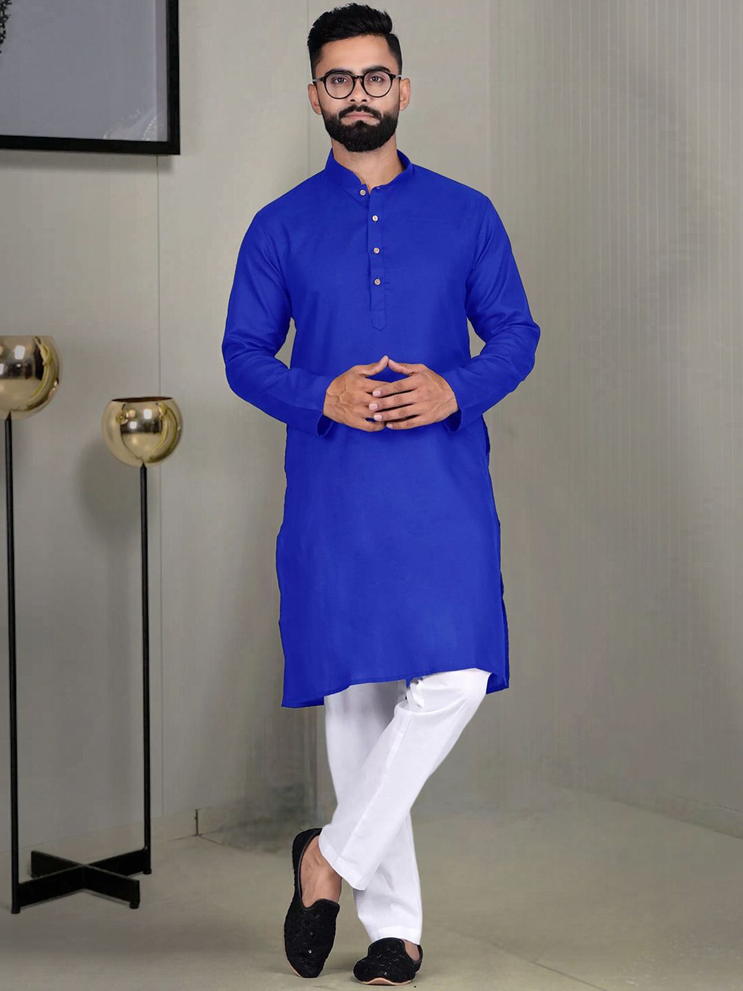 

Moda Rapido Men Kurta, Blue