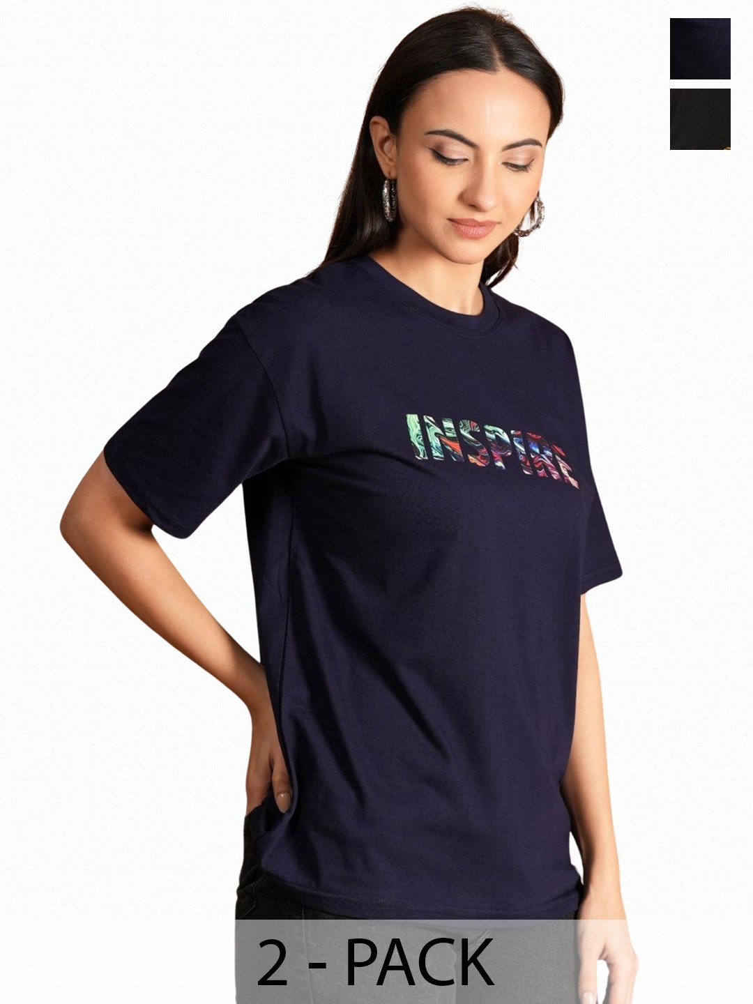 

Belfry Women Typography 2 Printed T-shirt, Multi