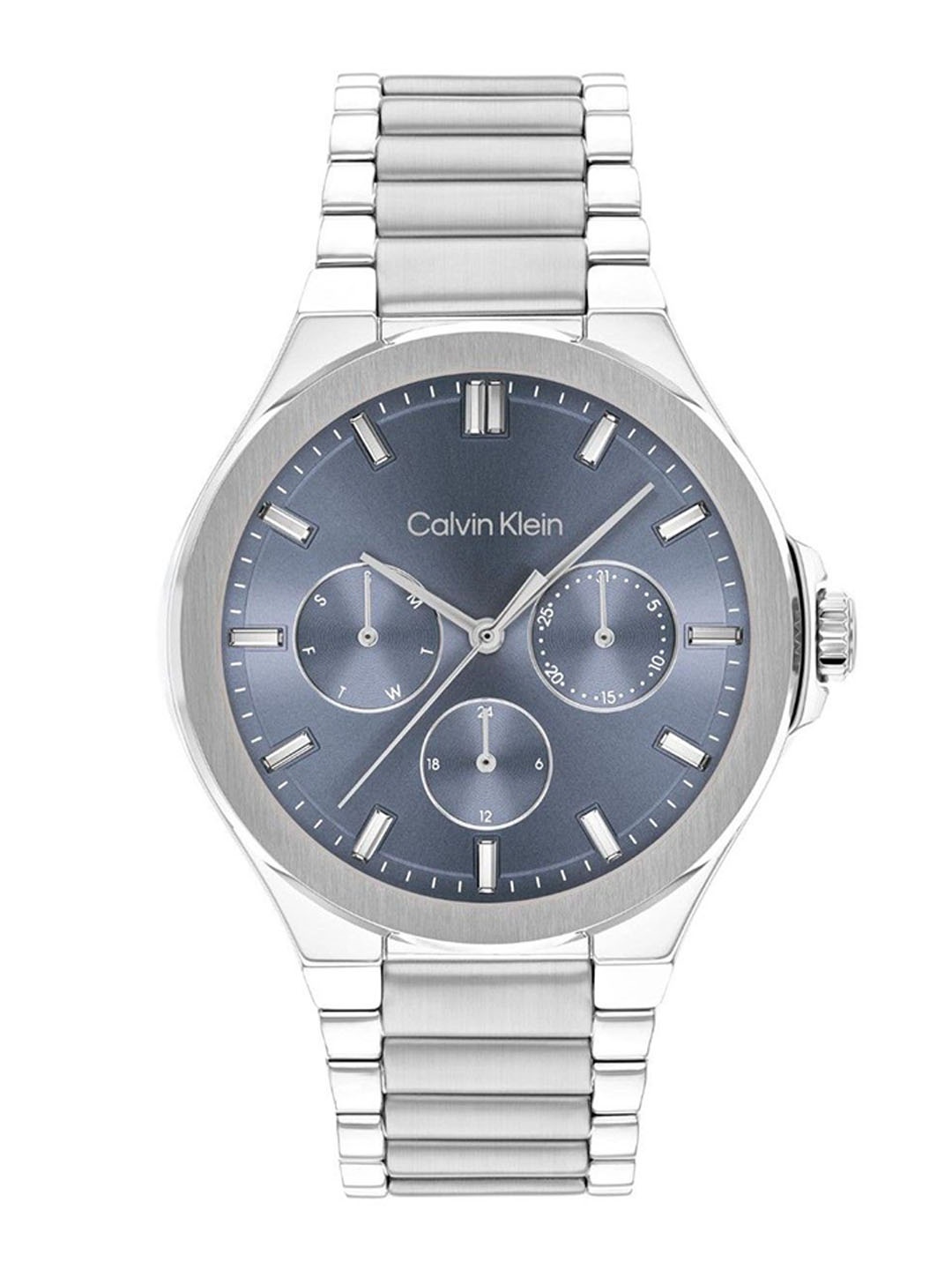 

Calvin Klein Women Dial & Stainless Steel Bracelet Style Straps Analogue Watch 25100051, Blue