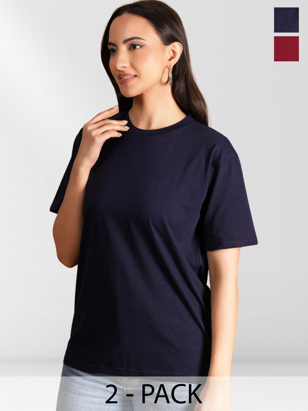 

Belfry Women 2 Printed Applique T-shirt, Multi