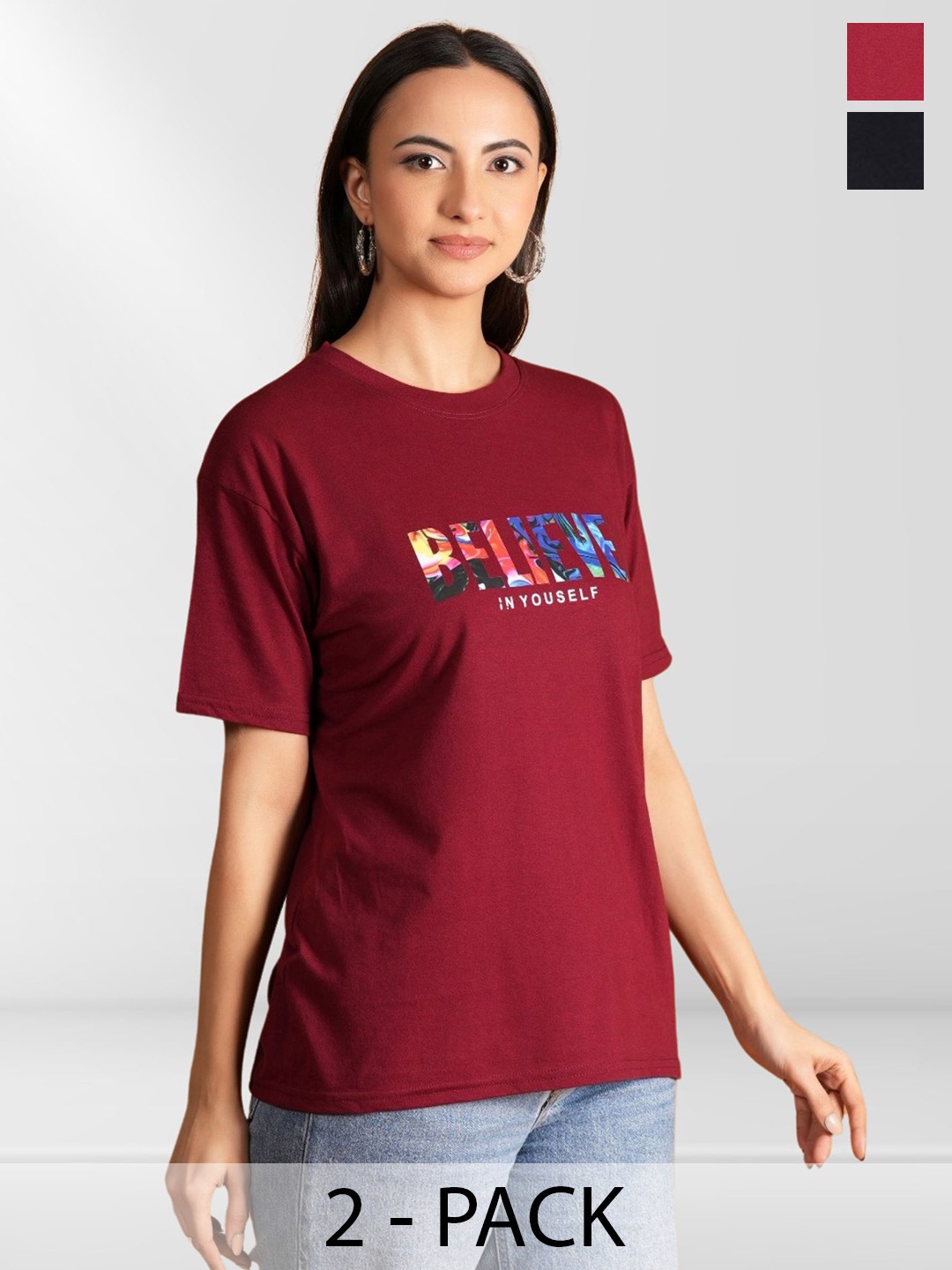 

Belfry Women Typography 2 Printed T-shirt, Multi