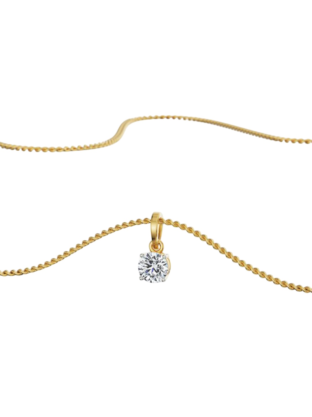 

Emori 1.5 CT Round Lab Grown Diamond Pendant, Yellow