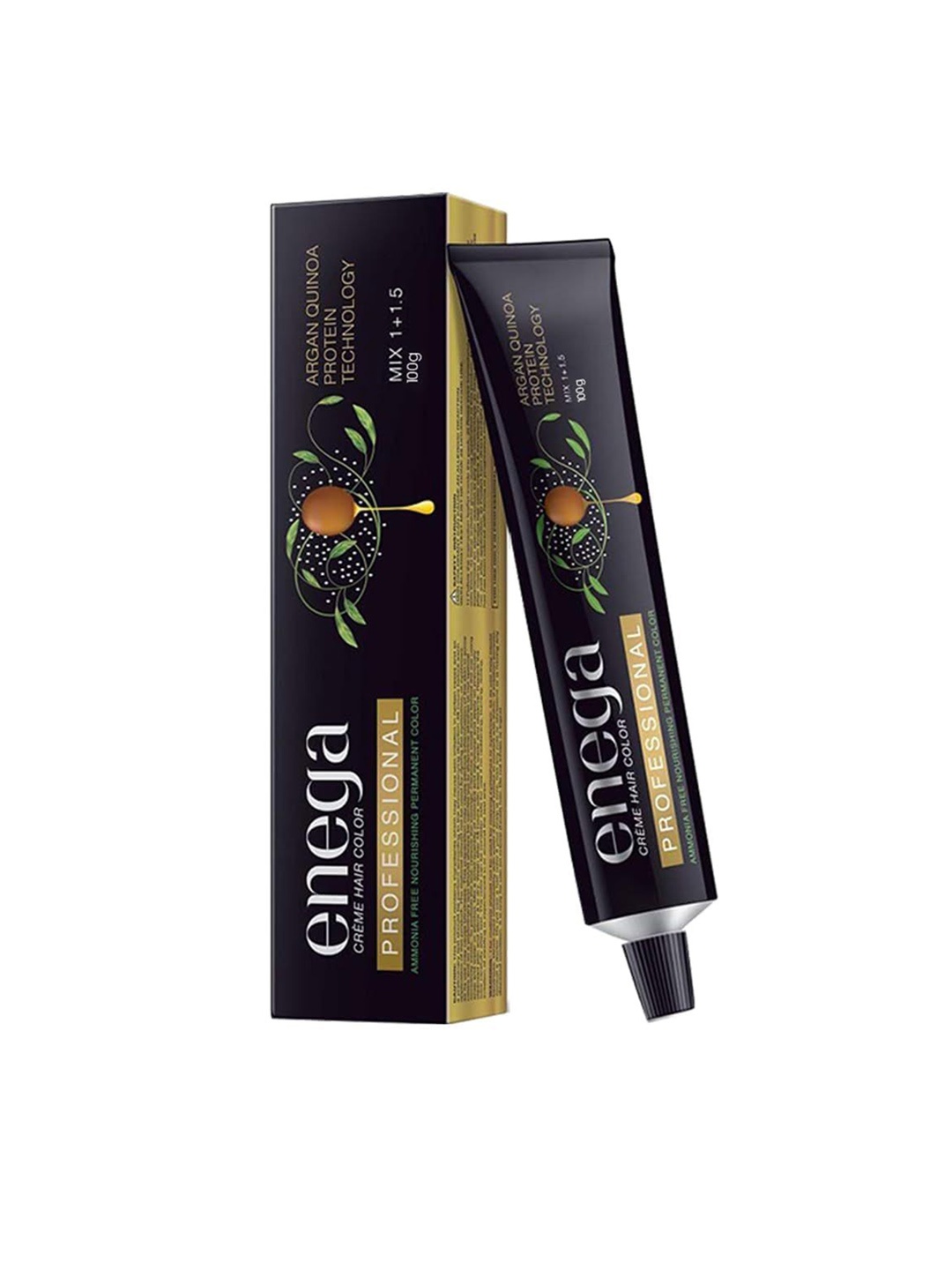 

Enega Professional Cream Hair Color- 100 g- Darkest Brown 2.0