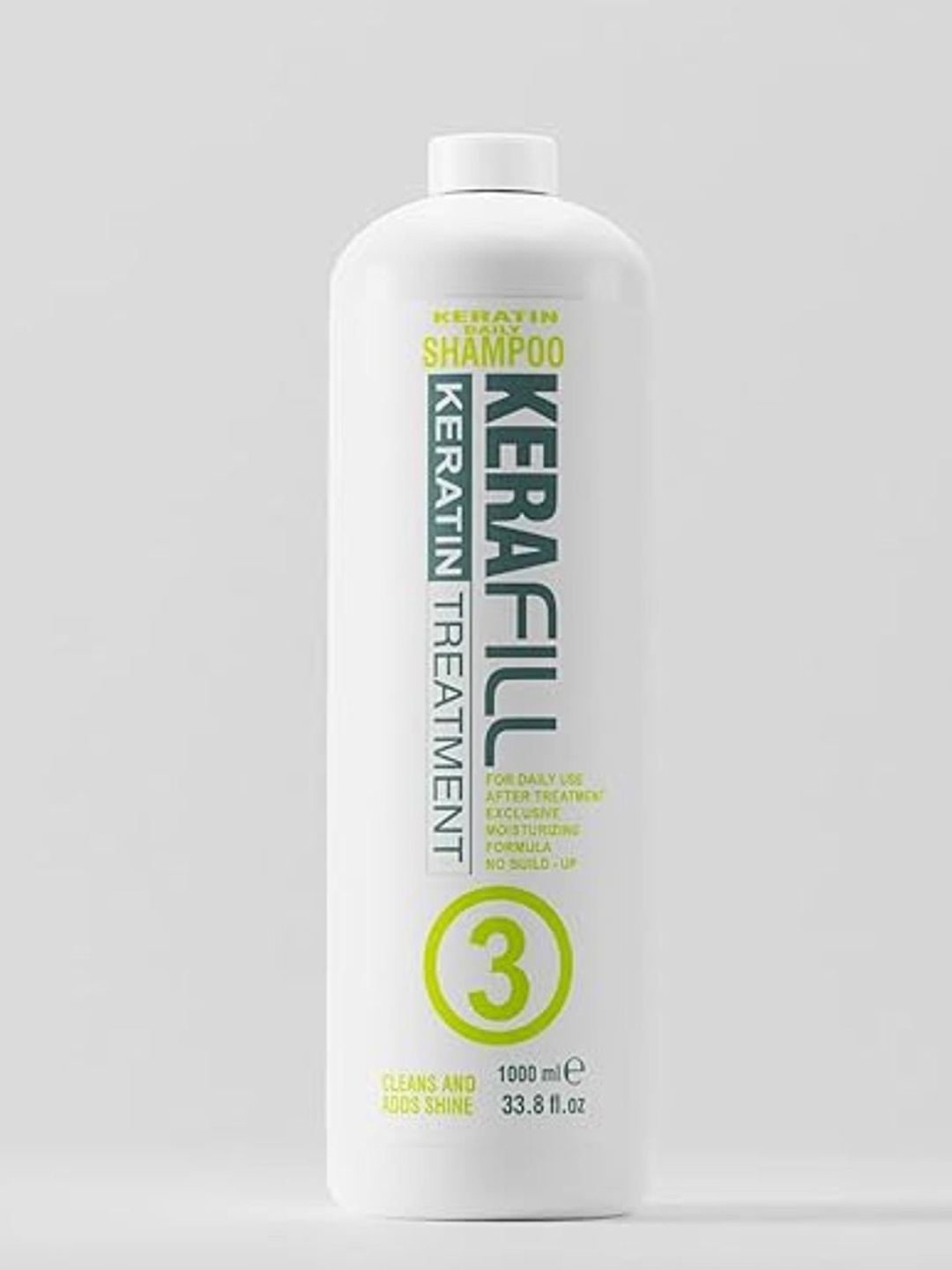 

Kera fill Keratin Treatment Daily Shampoo For Frizz Control- 1000 ml, White