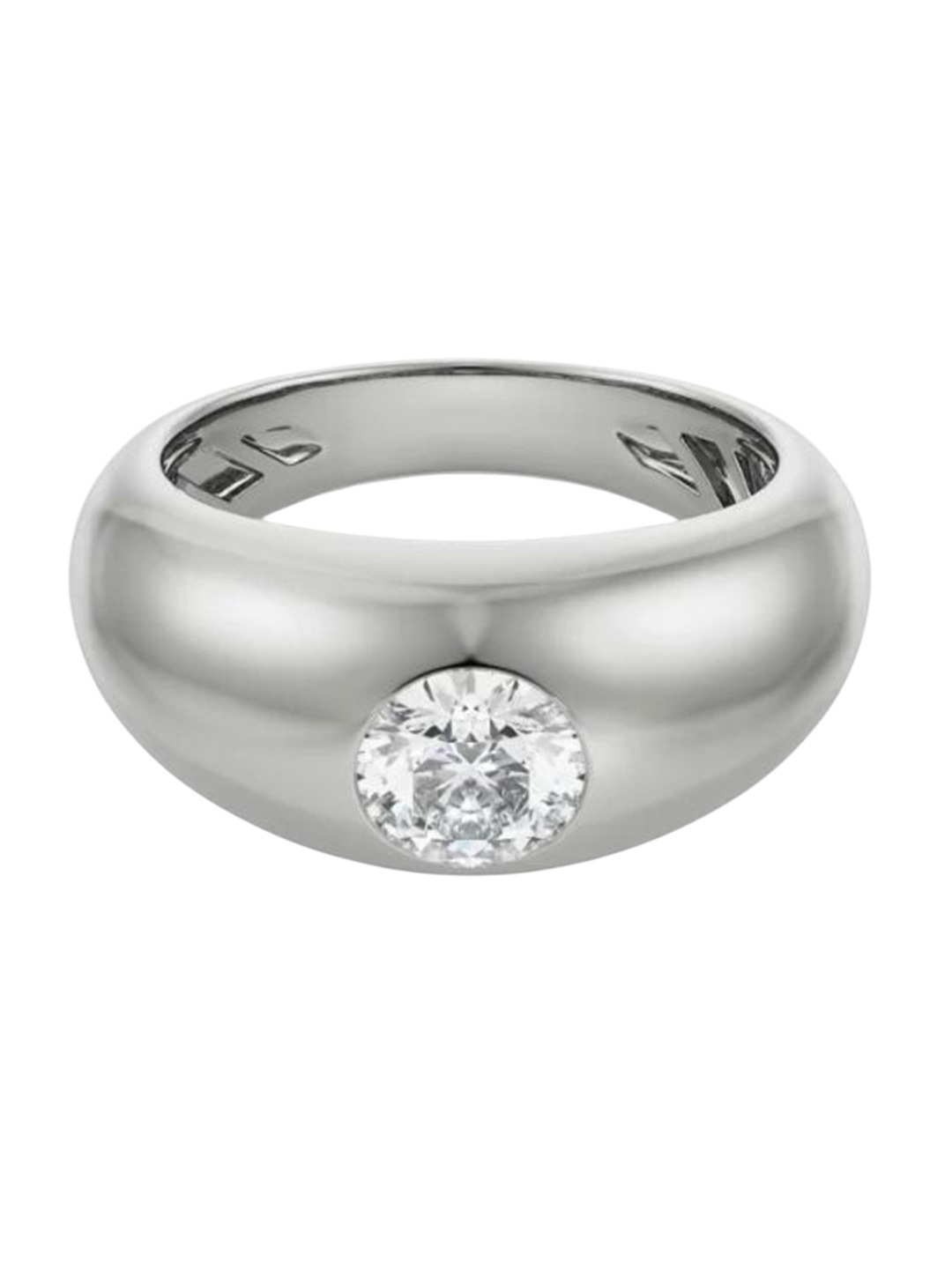 

Emori Joshua Diamond Ring, Silver