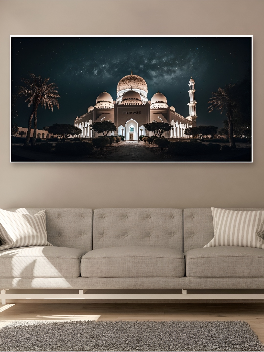 

DEKORSTATION Blue & Beige Painting Wall Art