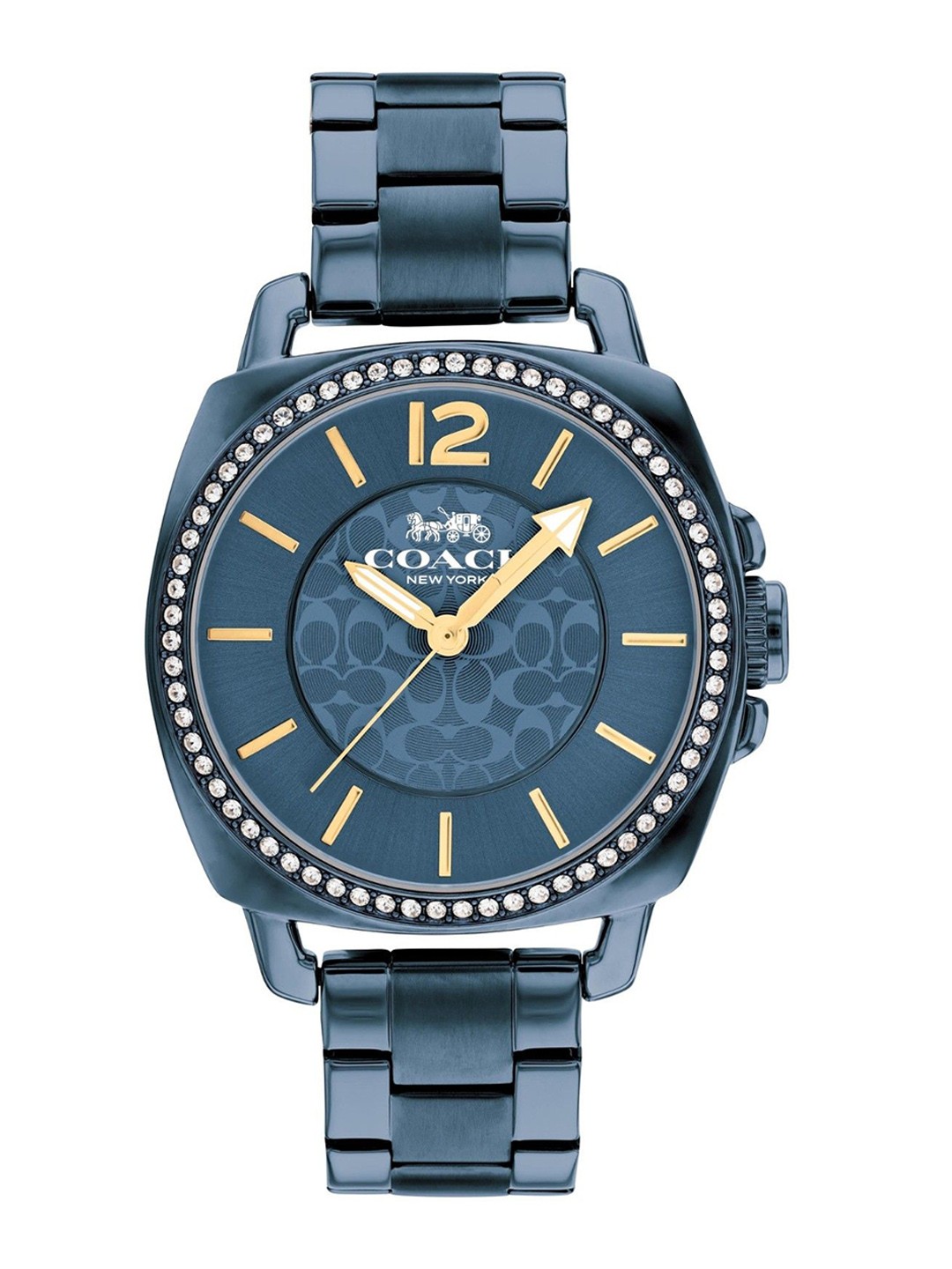 

Coach Women Dial & Stainless Steel Bracelet Style Straps Analogue Watch 14503985, Blue