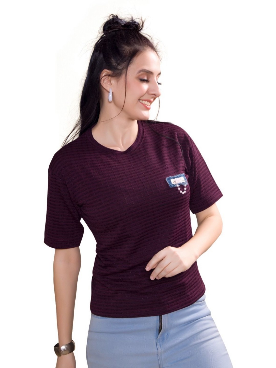 

BAESD Women T-shirt, Maroon
