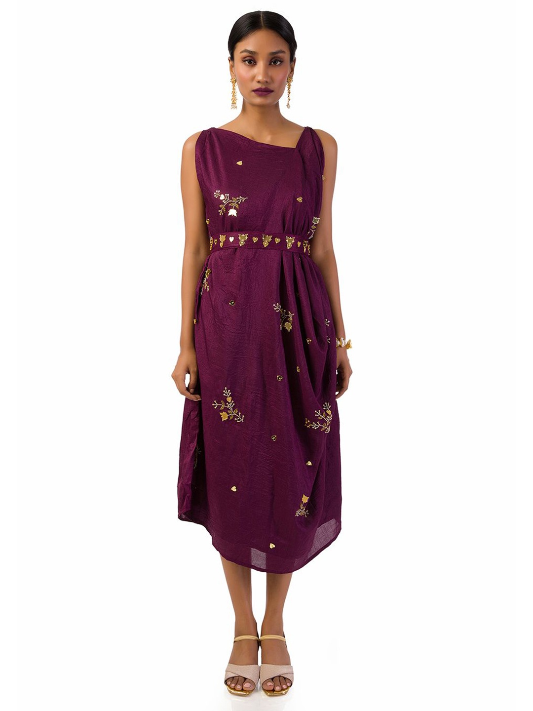 

Mystake By Meghna Shah Fit & Flare Short Dress, Purple