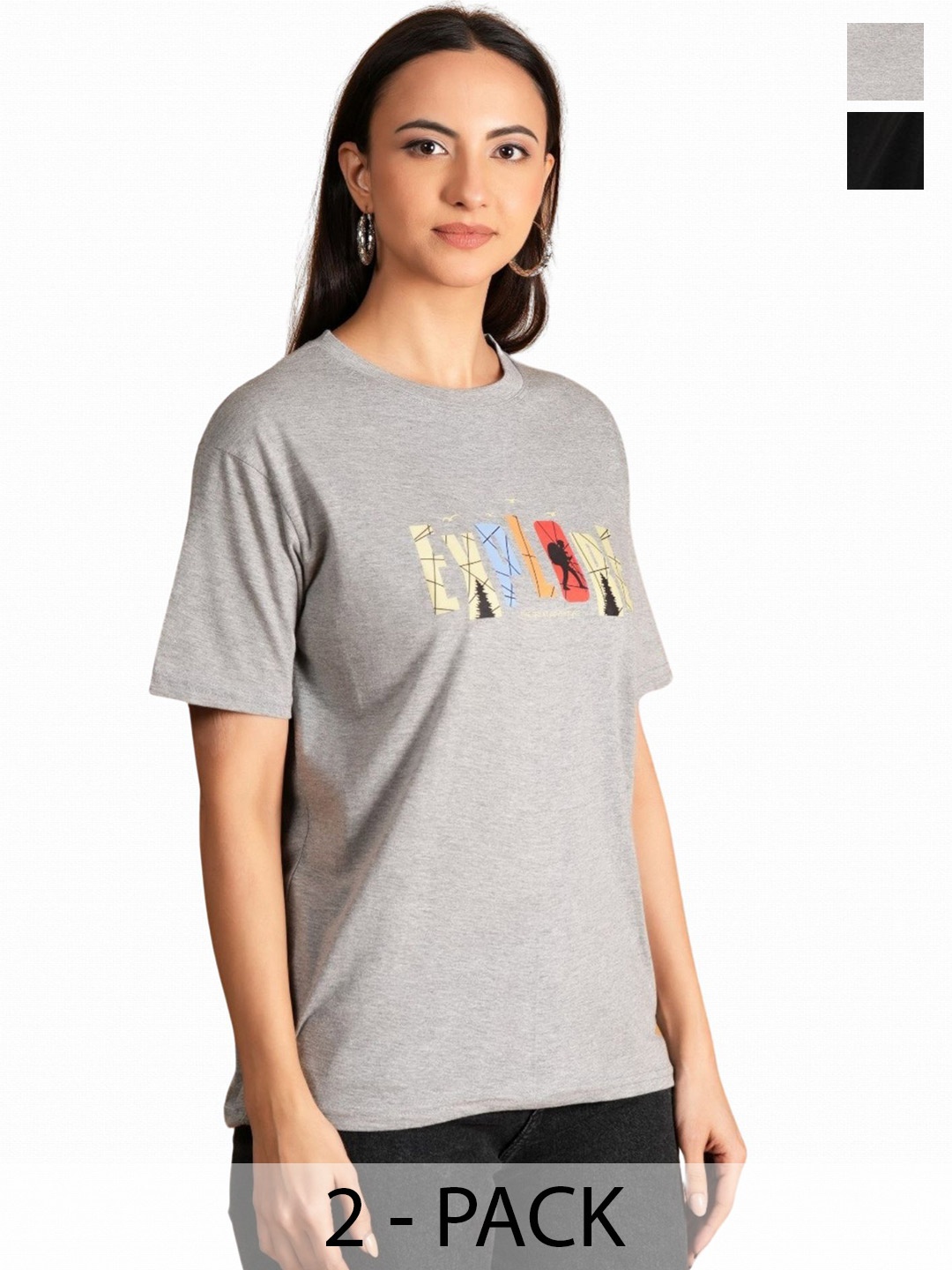 

Belfry Women Typography 2 Printed T-shirt, Multi