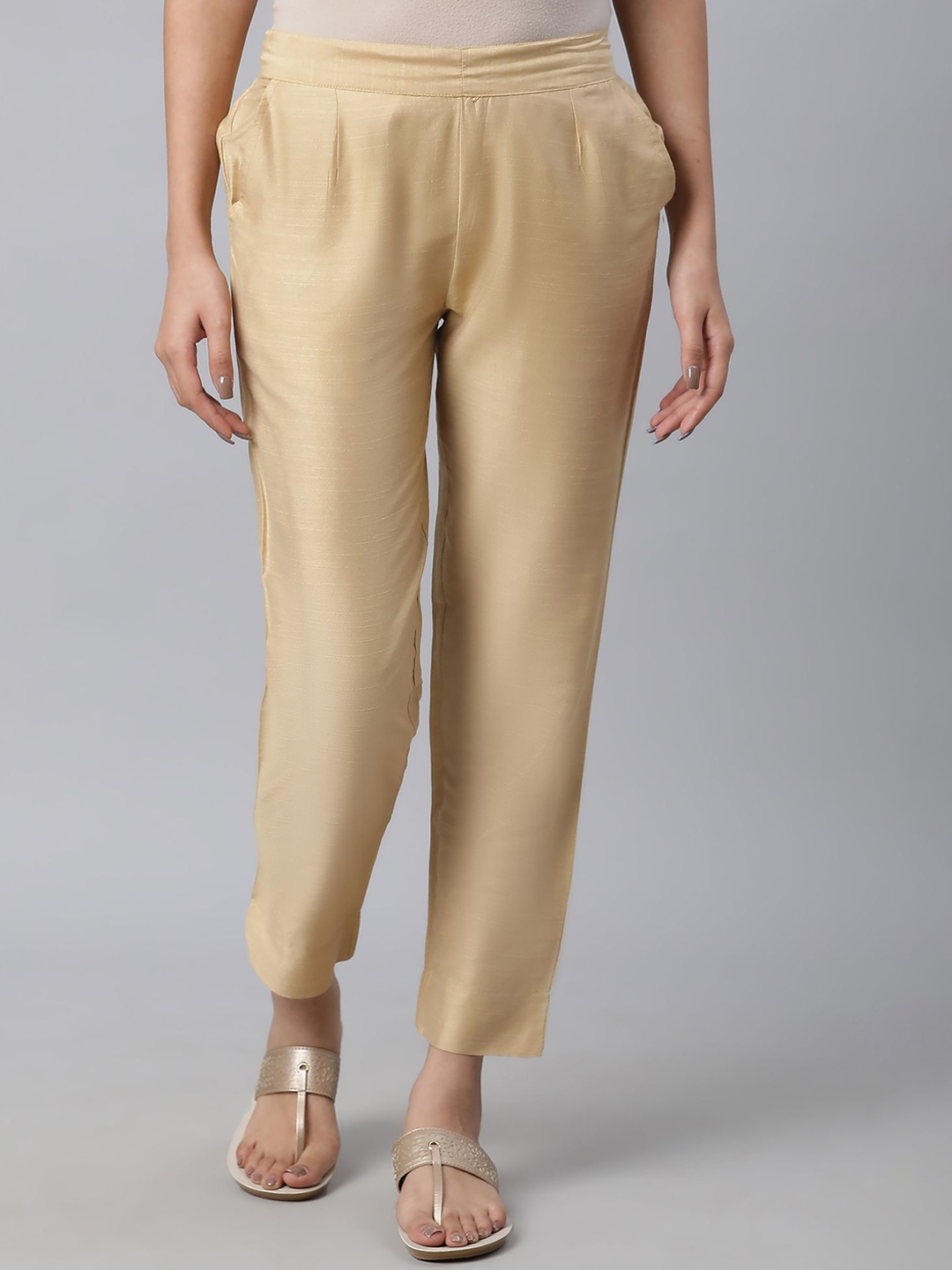 

AURELIA Women Trousers, Gold
