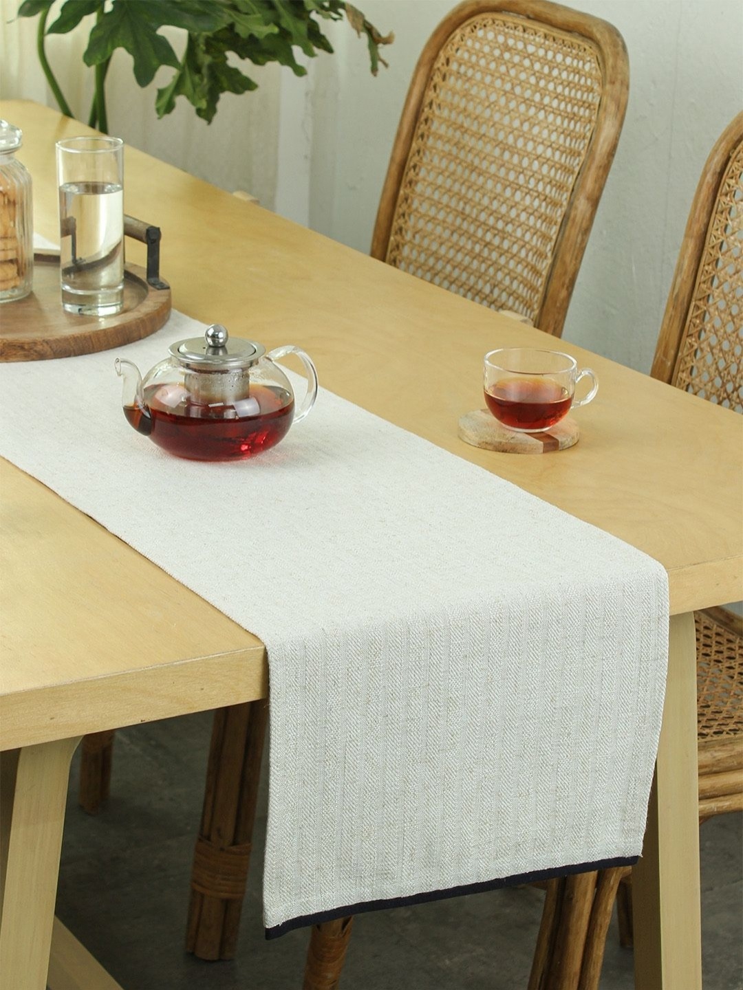 

House This Off-White Safaid Table Runner