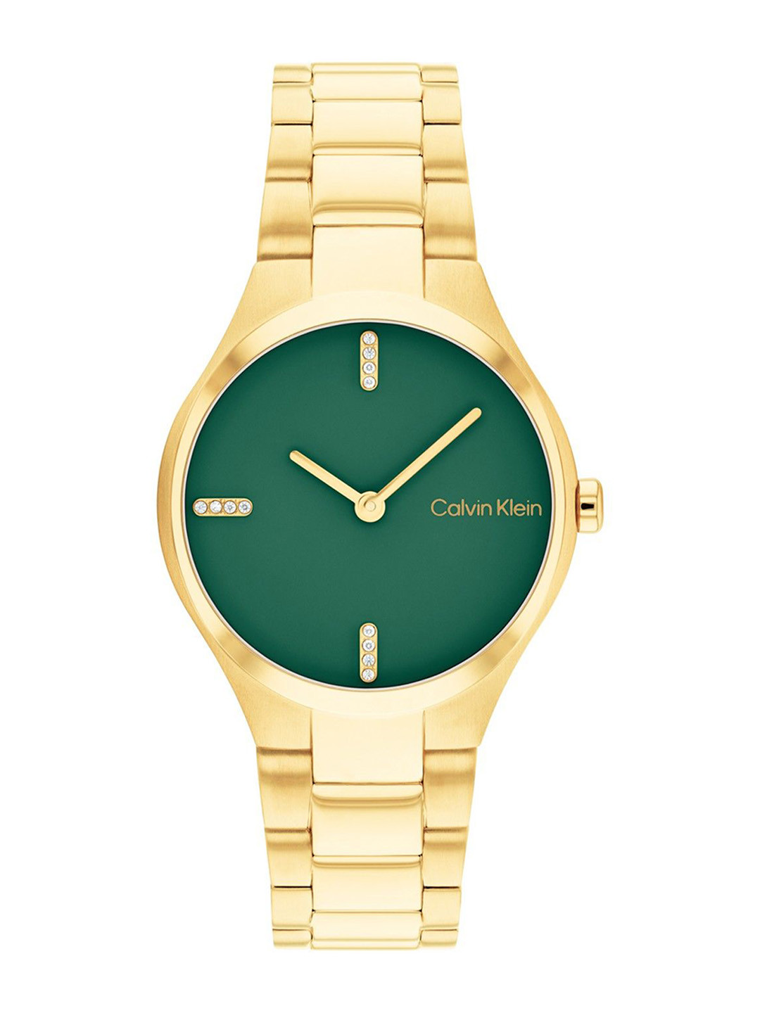 

Calvin Klein Women Dial & Stainless Steel Straps Analogue Watch 25200333, Green