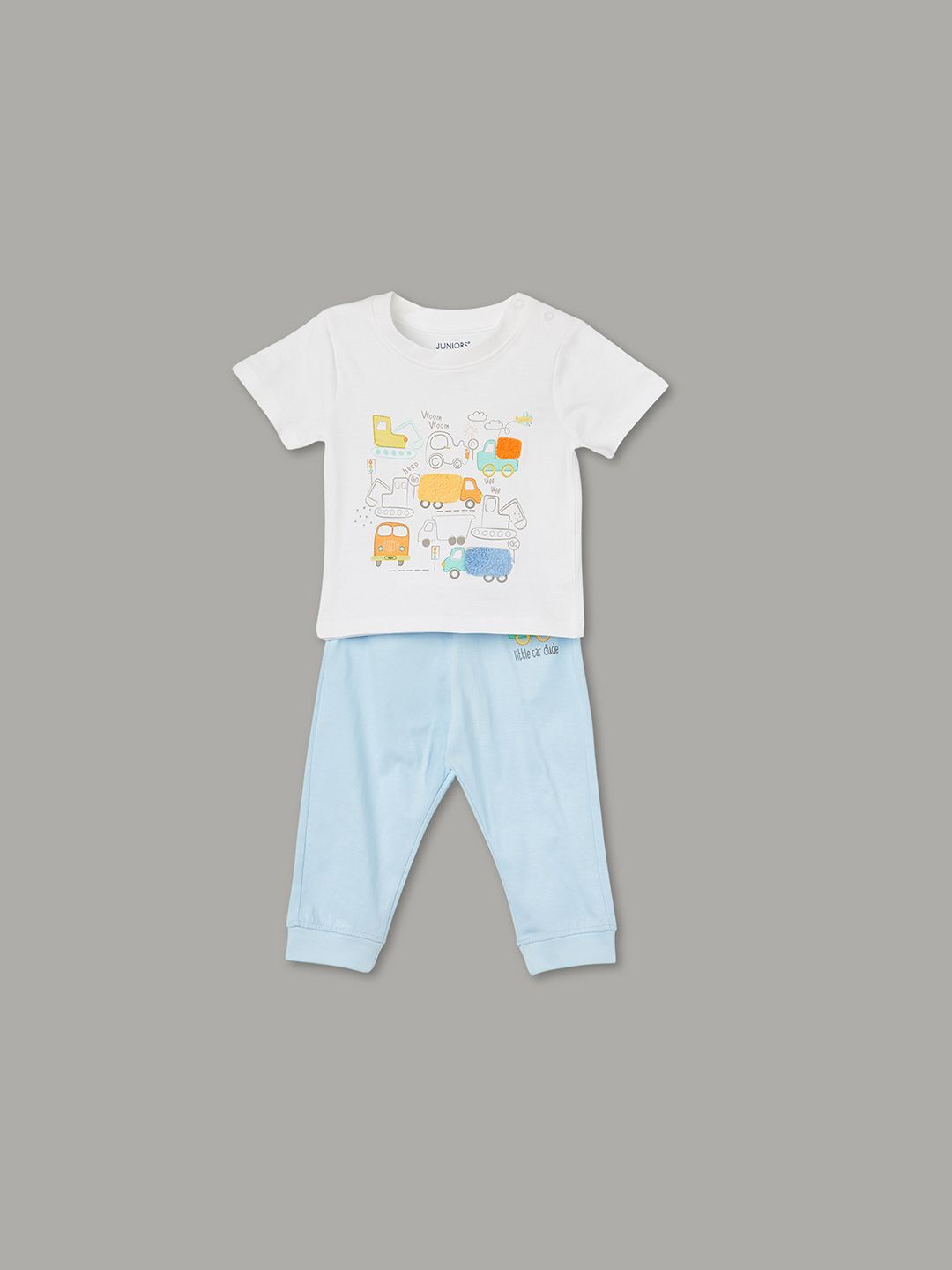 

Juniors by Lifestyle Boys Printed T-shirt with Pyjamas, Blue
