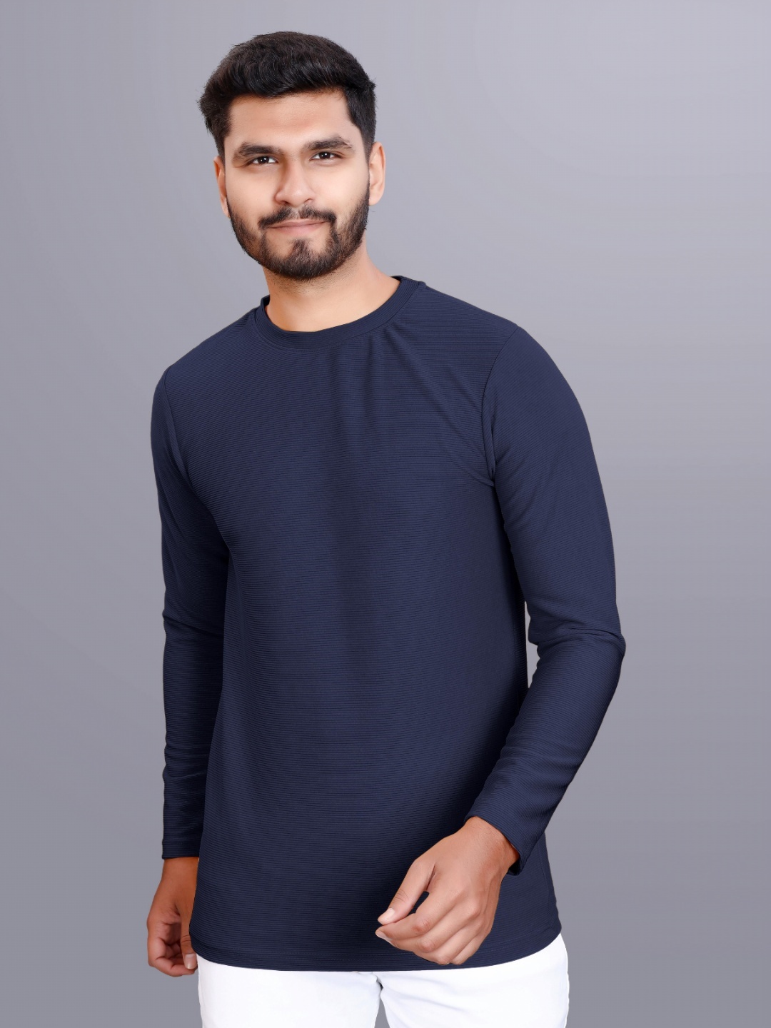 

SYMVI Men Pockets T-shirt, Navy blue
